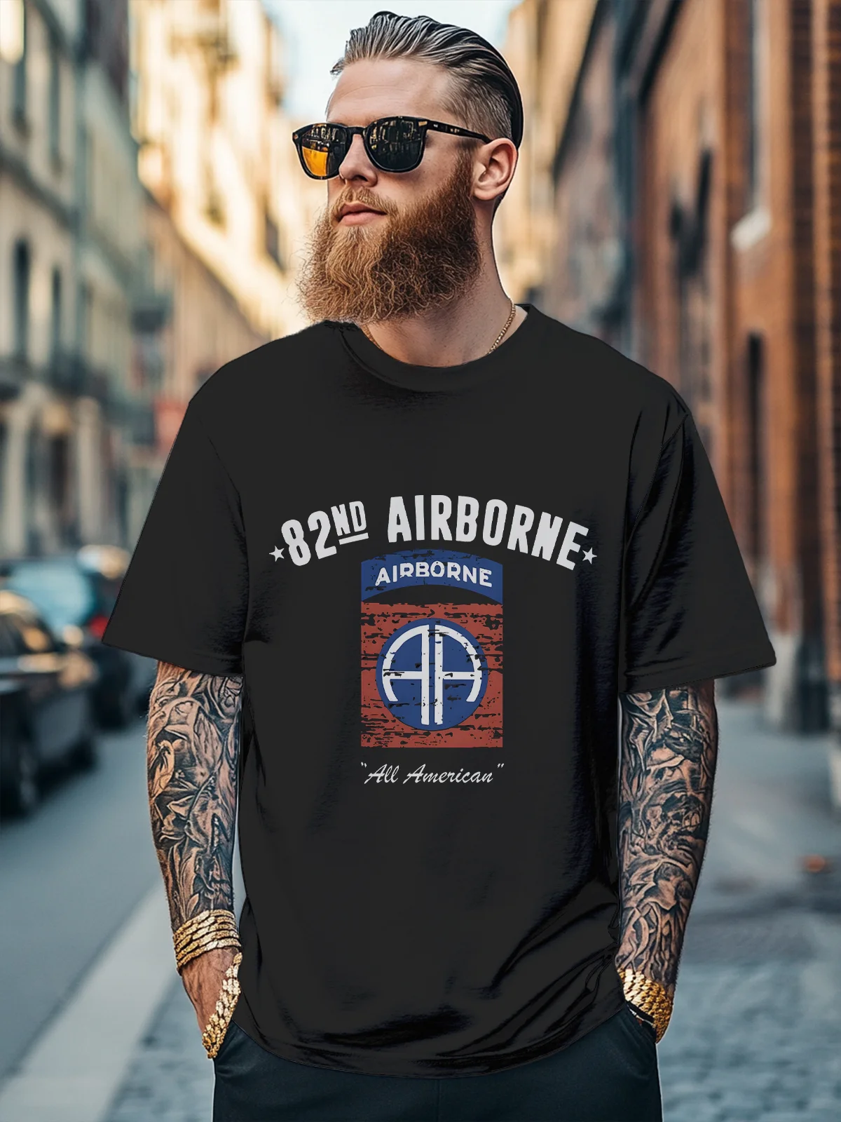Men's 82nd Airborne Division Art Fitted T-shirts