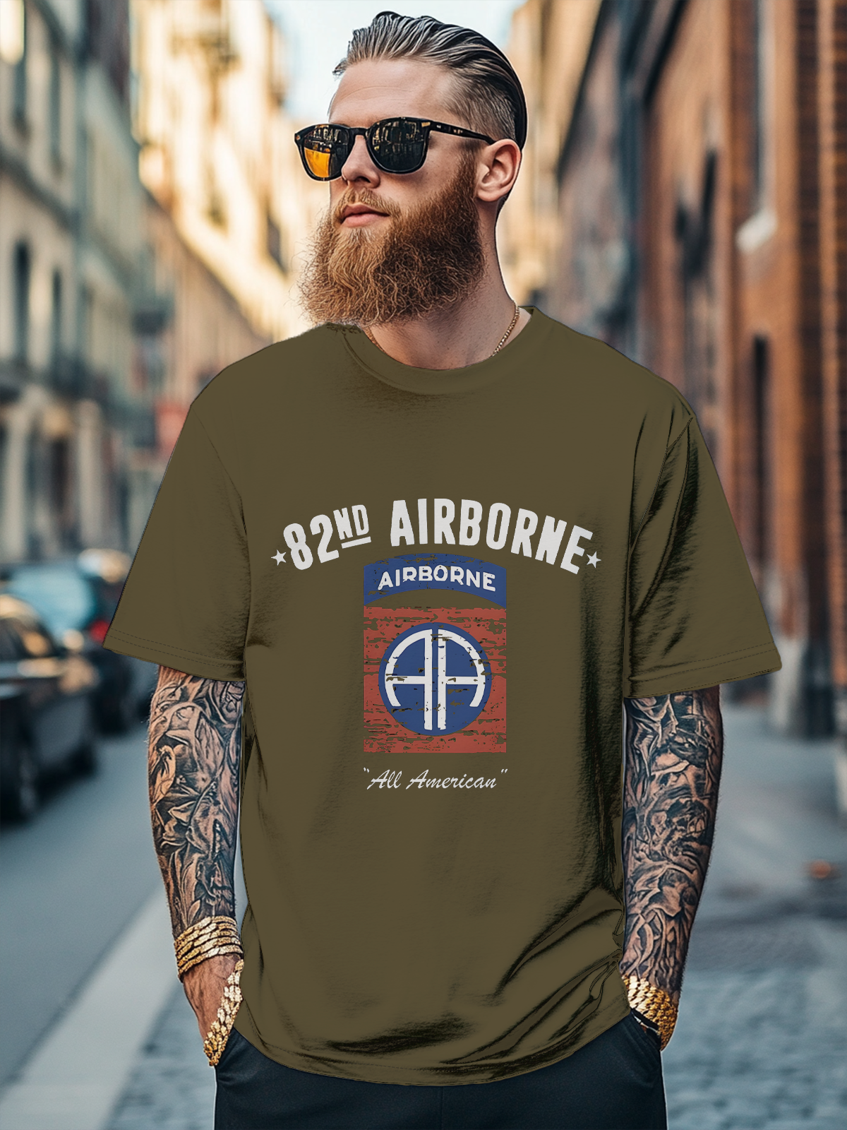 Men's 82nd Airborne Division Art Fitted T-shirts