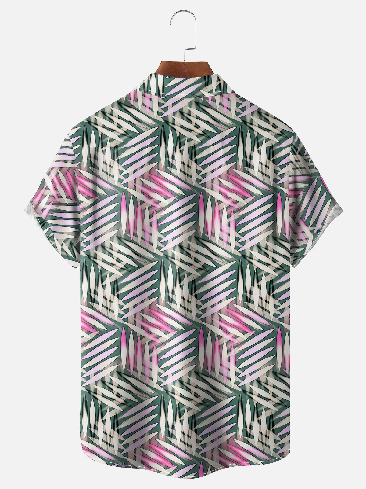 Moisture Wicking Tropical Hawaii Vacation Trump Chest Pocket Hawaii Shirt
