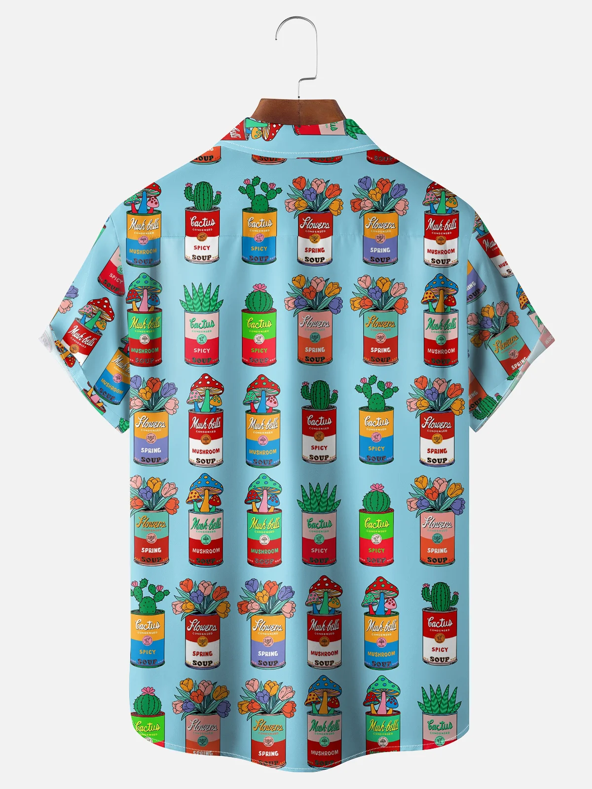 Hardaddy X Artist Coffee Man Moisture-wicking Can Floral Chest Pocket Hawaiian Shirt