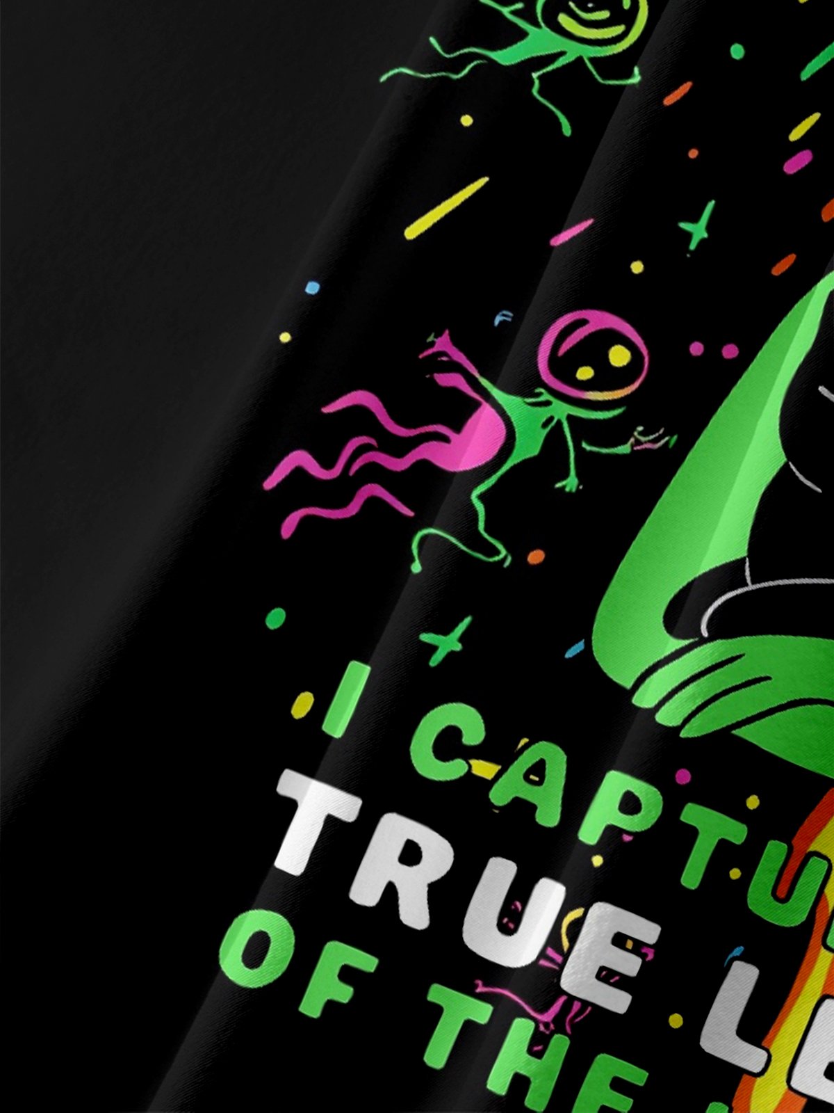 Hardaddy x Coffee Man Moisture Wicking UFO Alien Cat Chest Pocket Hawaiian Shirt