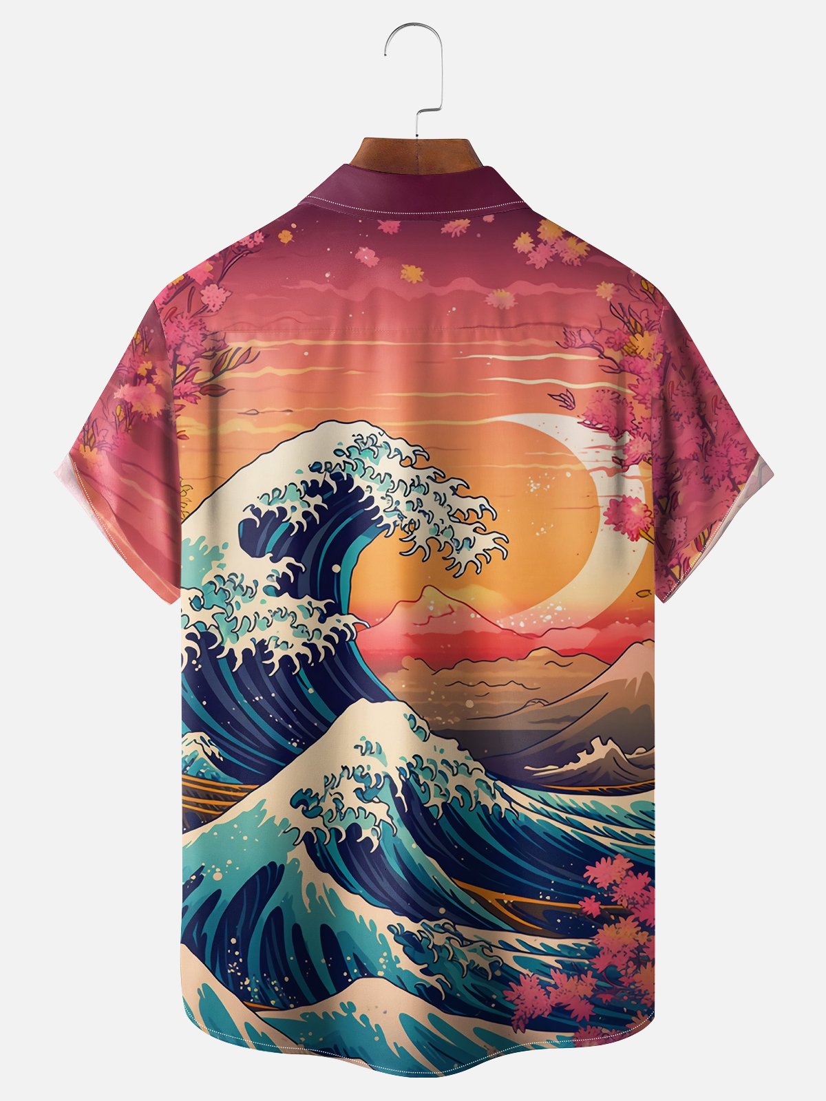 Hardaddy X Artist Kimprut Imut Japanese Ukiyo-e Wave Ramen Capybara Chest Pocket Hawaiian Shirt
