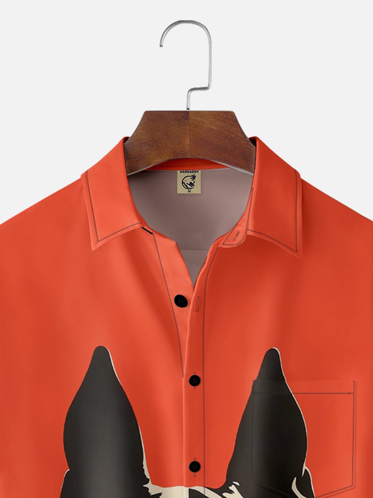 Moisture-wicking Doberman Chest Pocket Casual Shirt