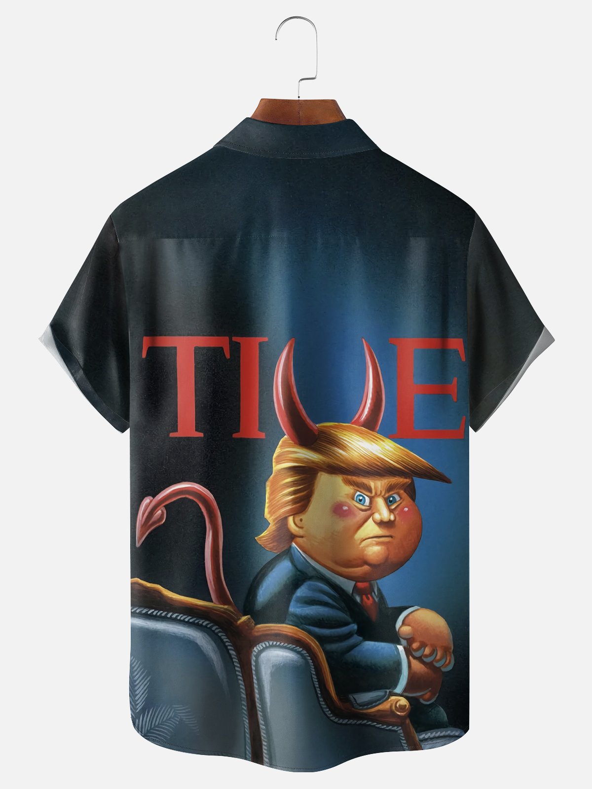 Moisture Wicking Trump Chest Pocket Hawaiian Shirt