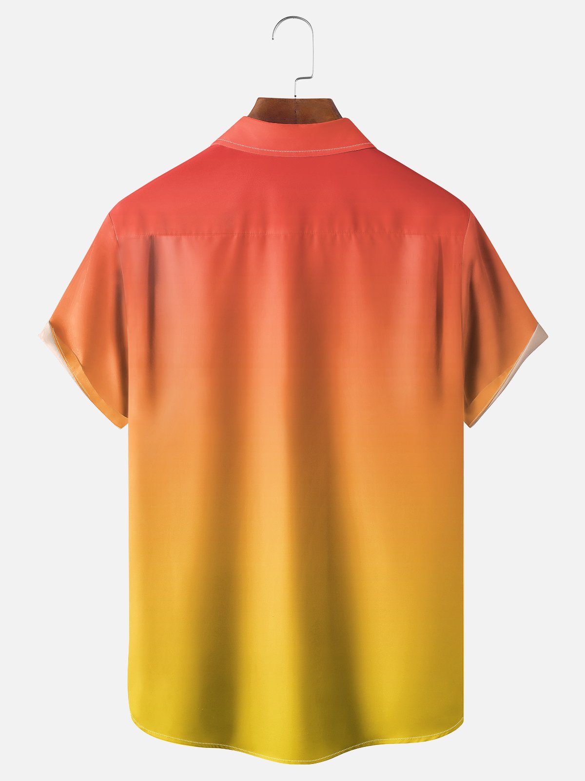 Hardaddy x Coffee Man Moisture Wicking Ombre Pineapple Whale Octopus Chest Pocket Hawaiian Bowling Shirt