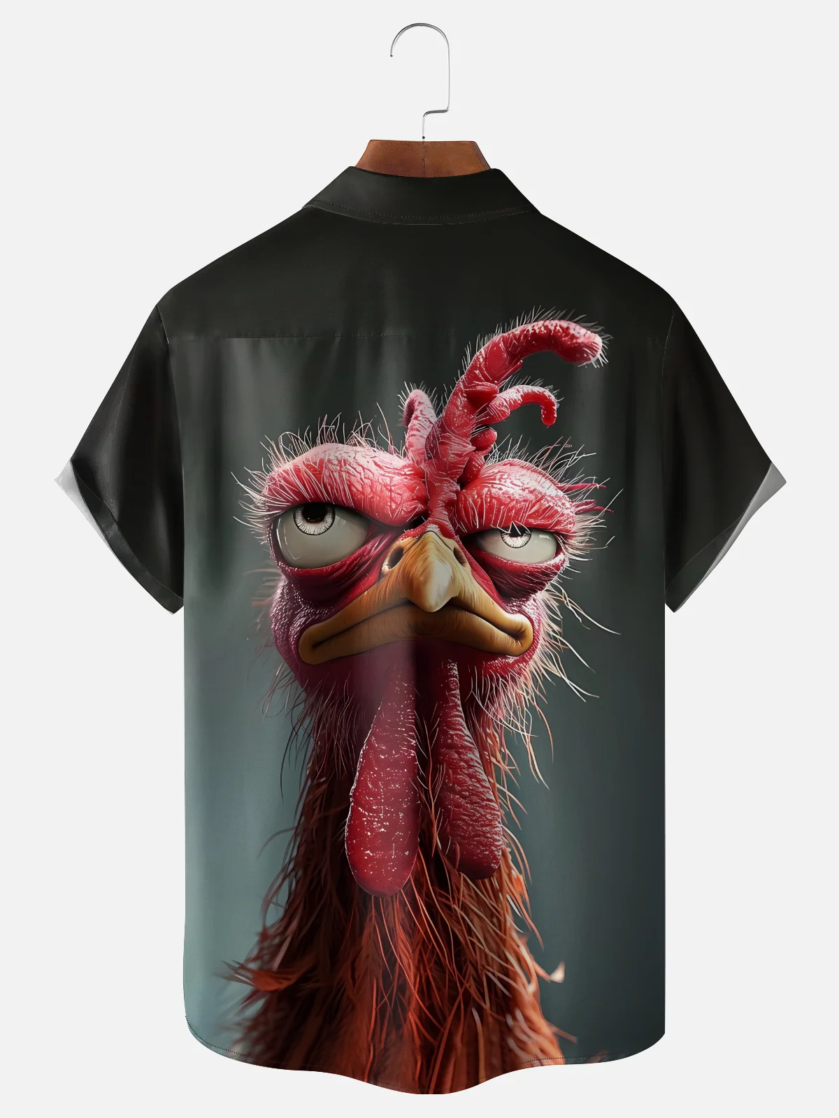 Moisture-wicking Rooster Chest Pocket Casual Shirt