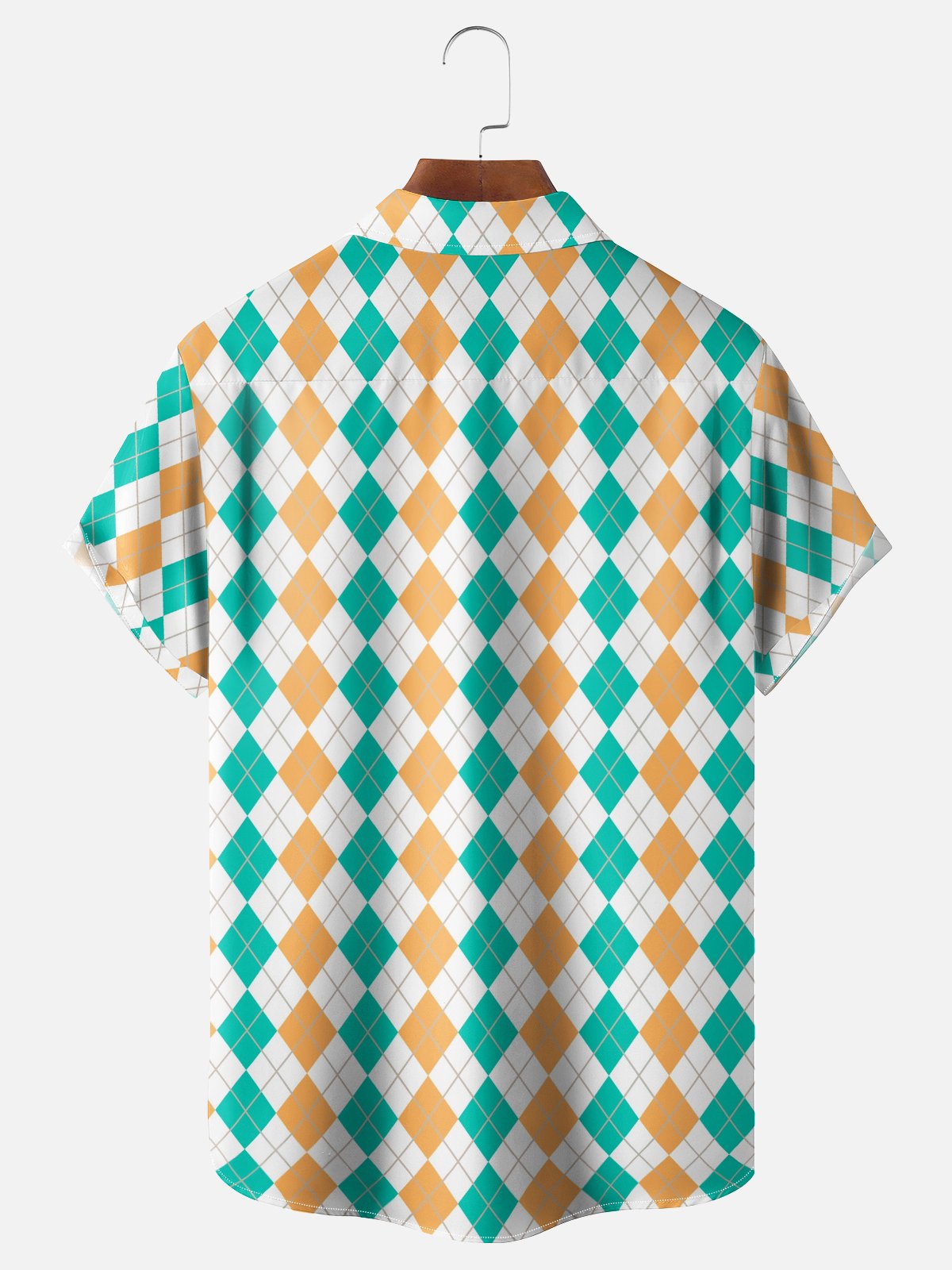 Moisture-wicking Father's Day Chest Pocket Casual Shirt