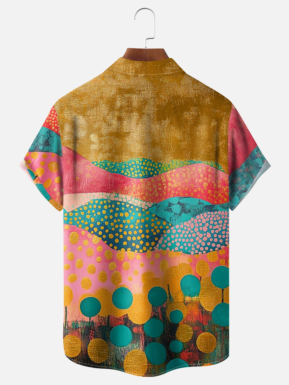 Hardaddy X Artist Kathleen Shimmield Moisture-wicking Landscape Forest Chest Pocket Hawaiian Shirt