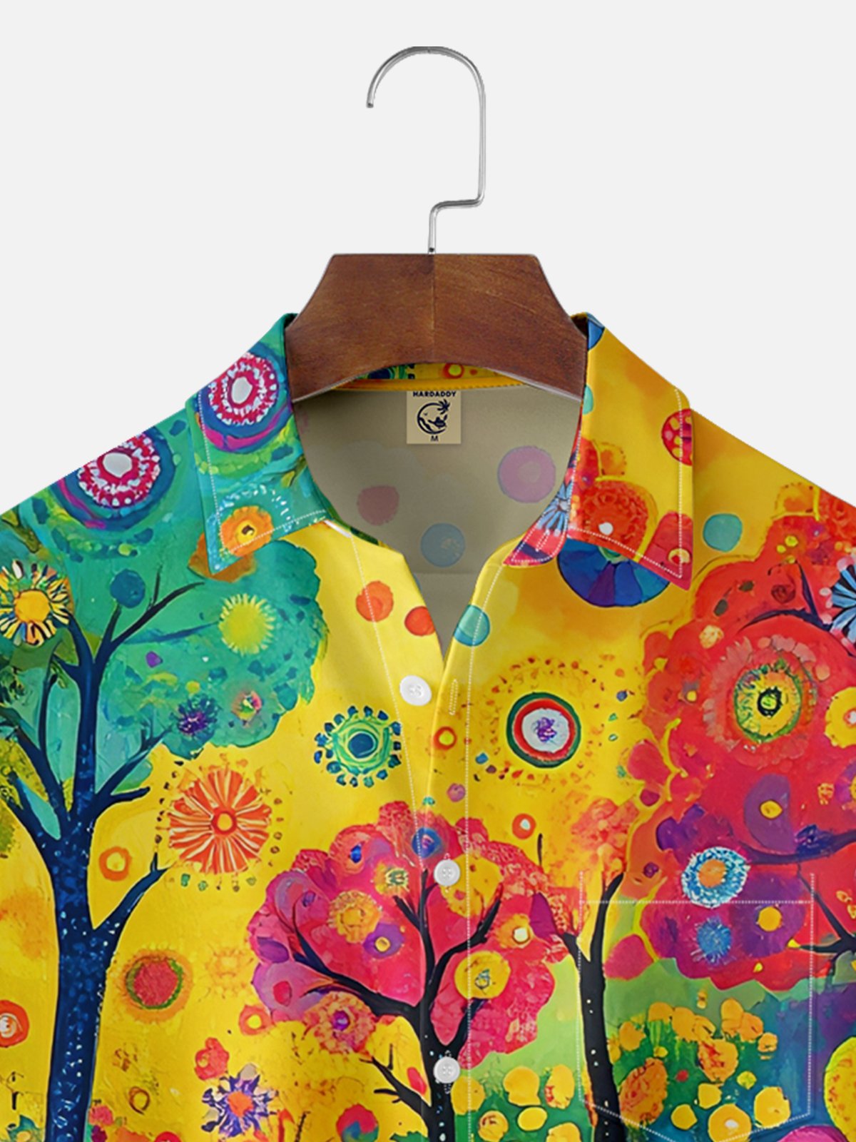 Hardaddy X Kathleen Shimmield Moisture-wicking Landscape Forest Chest Pocket Hawaiian Shirt
