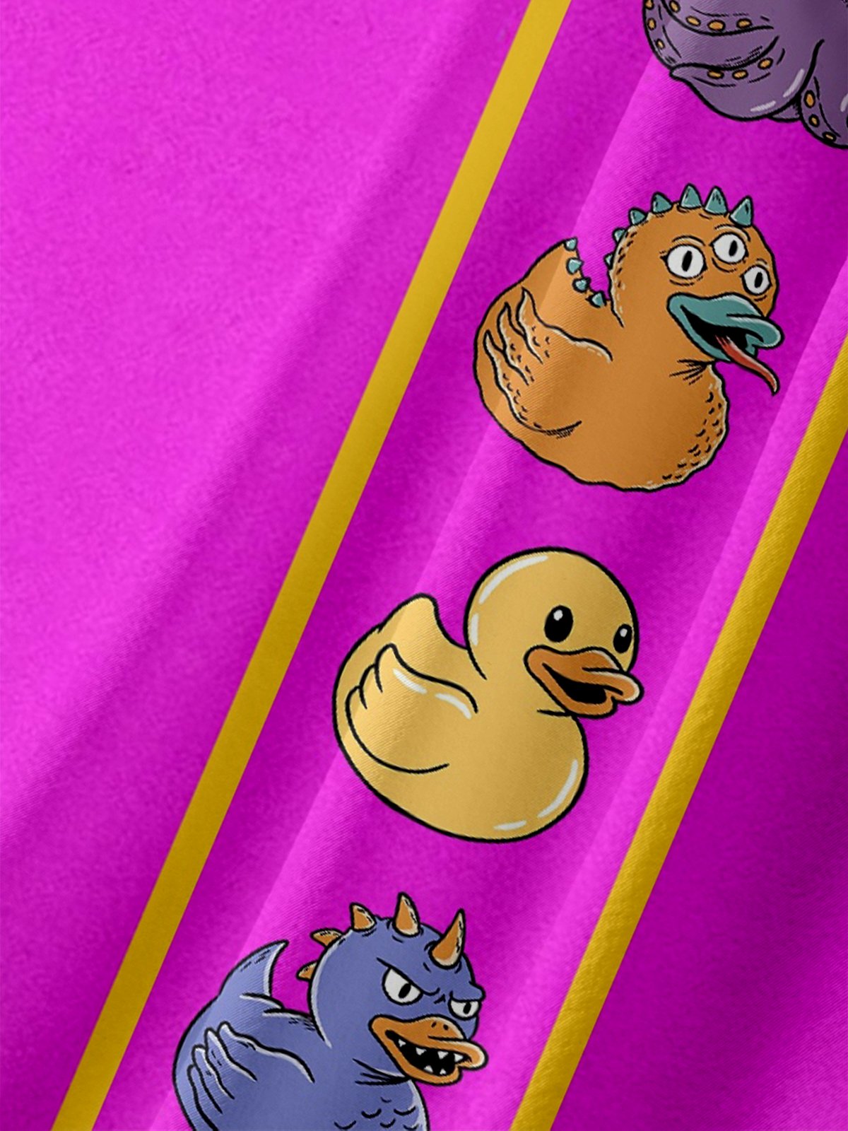 Hardaddy X Coffee Man Moisture Wicking Funny Duck Chest Pocket Bowling Shirt