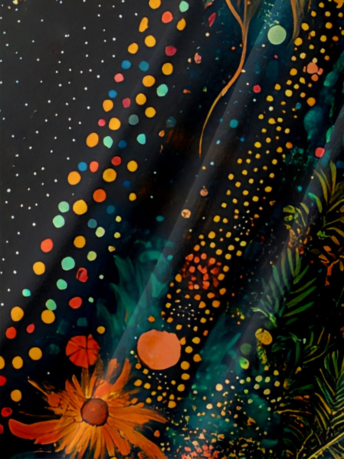 Hardaddy X Artist Kathleen Shimmield Moisture-wicking Tropical Palm Chest Pocket Hawaiian Shirt