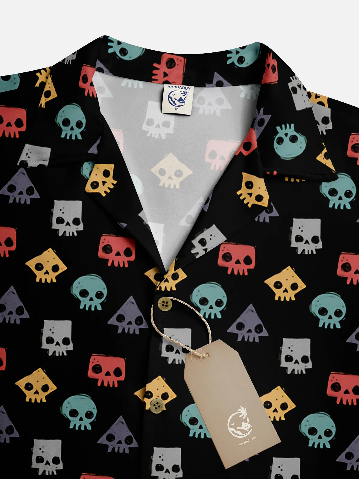 Hardaddy X Artist Walmazan Moisture-wicking Skull Aloha Shirt