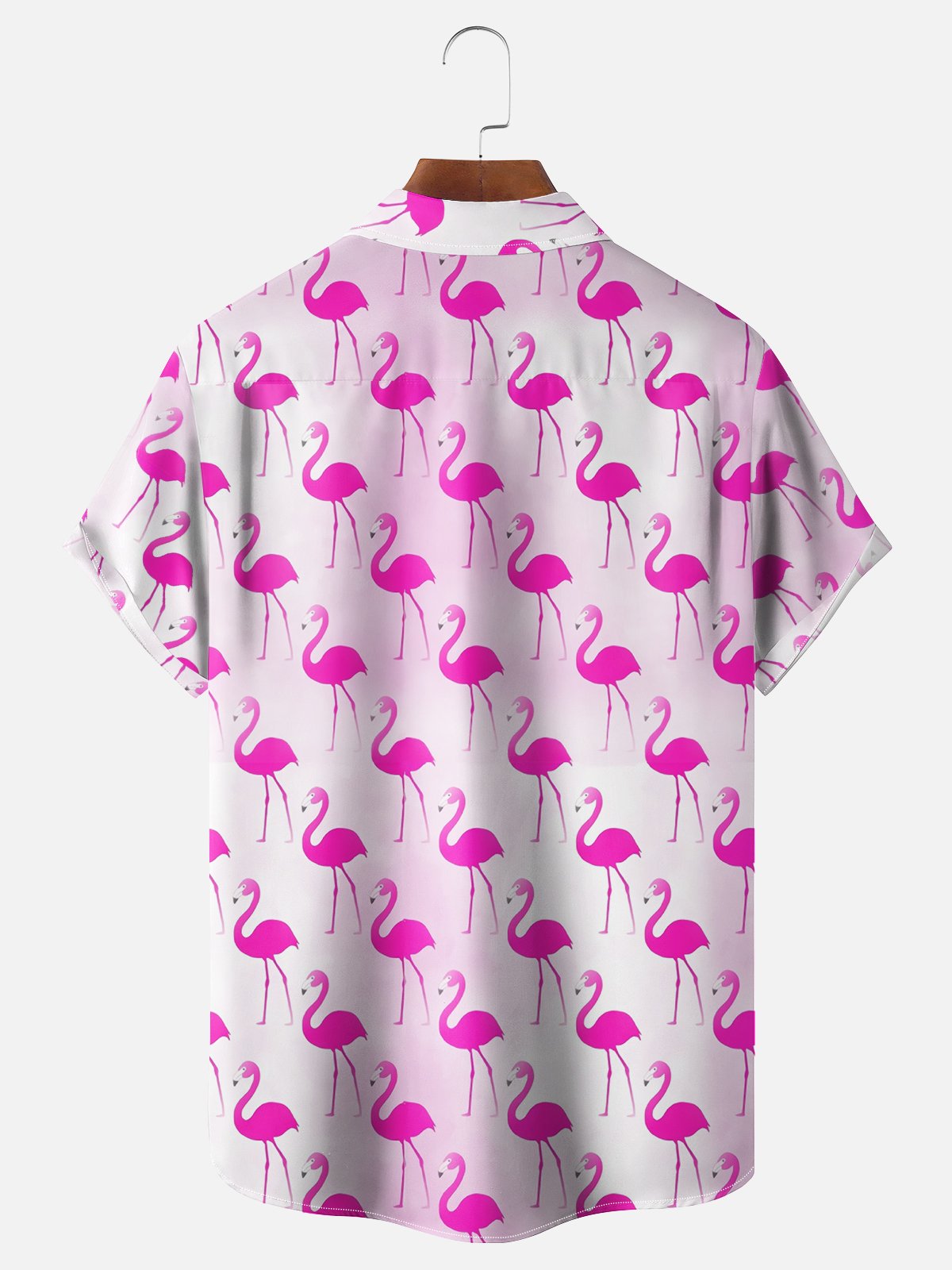 Hardaddy X Kimprut Imut Moisture Wicking Flamingo Capybara Chest Pocket Bowling Shirt