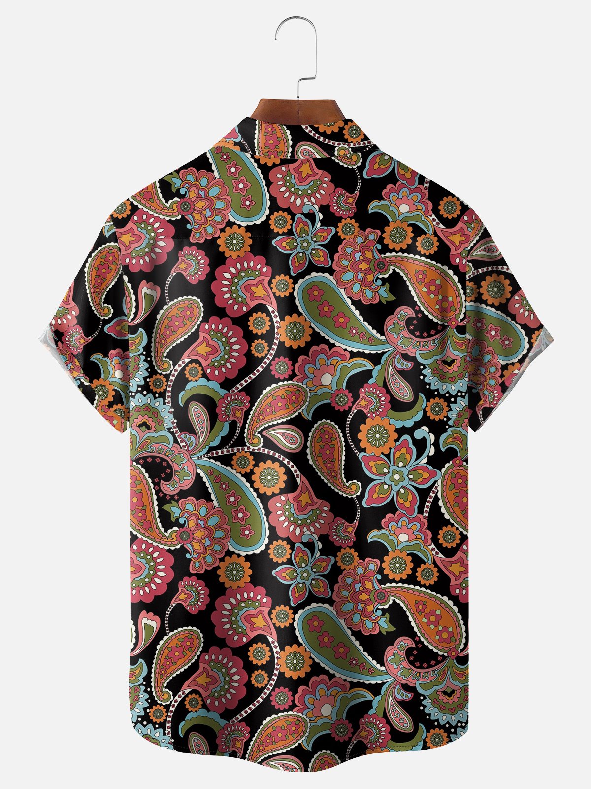 Hardaddy X Artist Ana Cristina Ruiz Leon Paisley Floral Chest Pocket Hawaiian Shirt