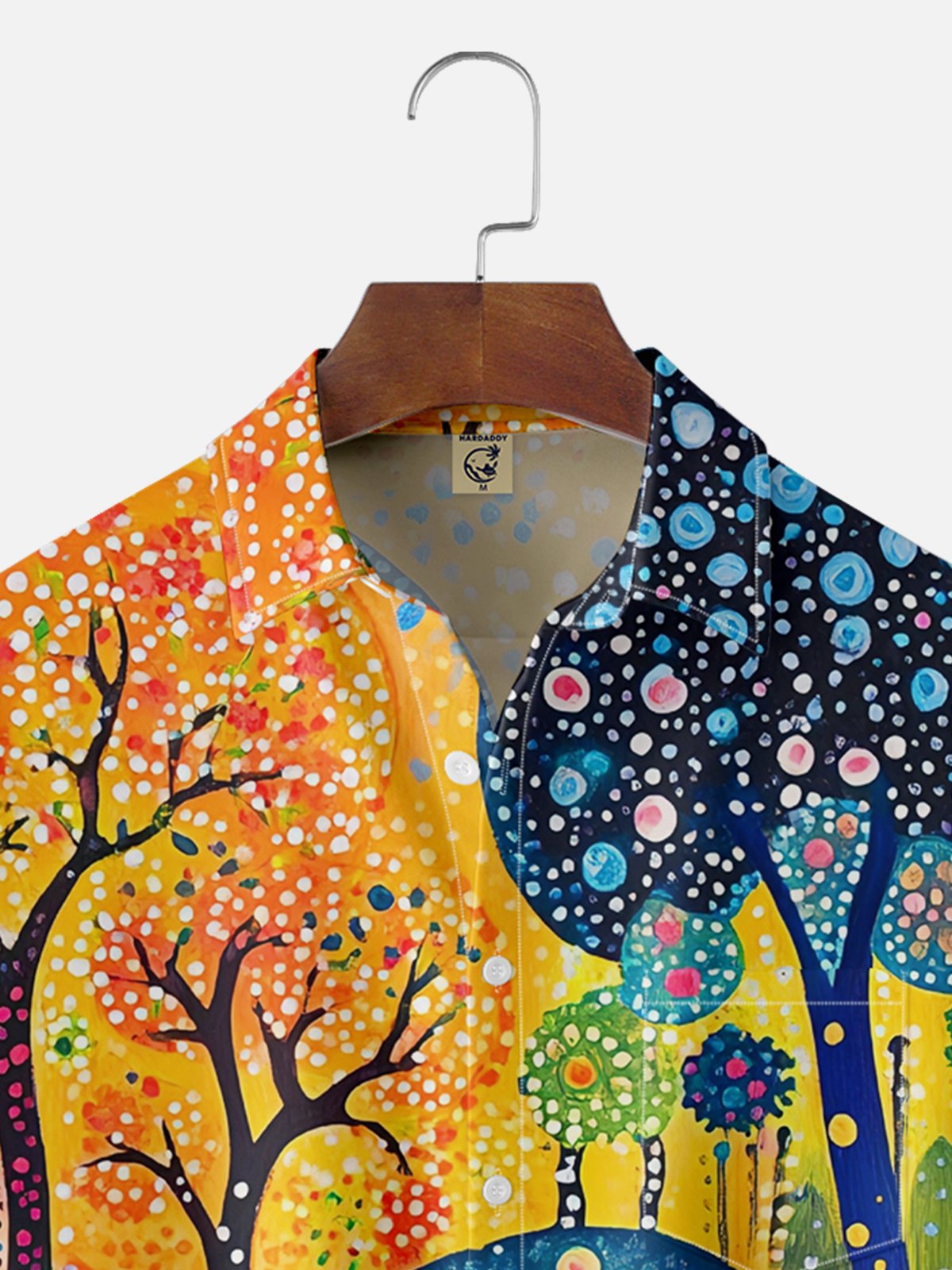 Hardaddy X Artist Kathleen Shimmield Moisture-wicking Landscape Forest Chest Pocket Hawaiian Shirt