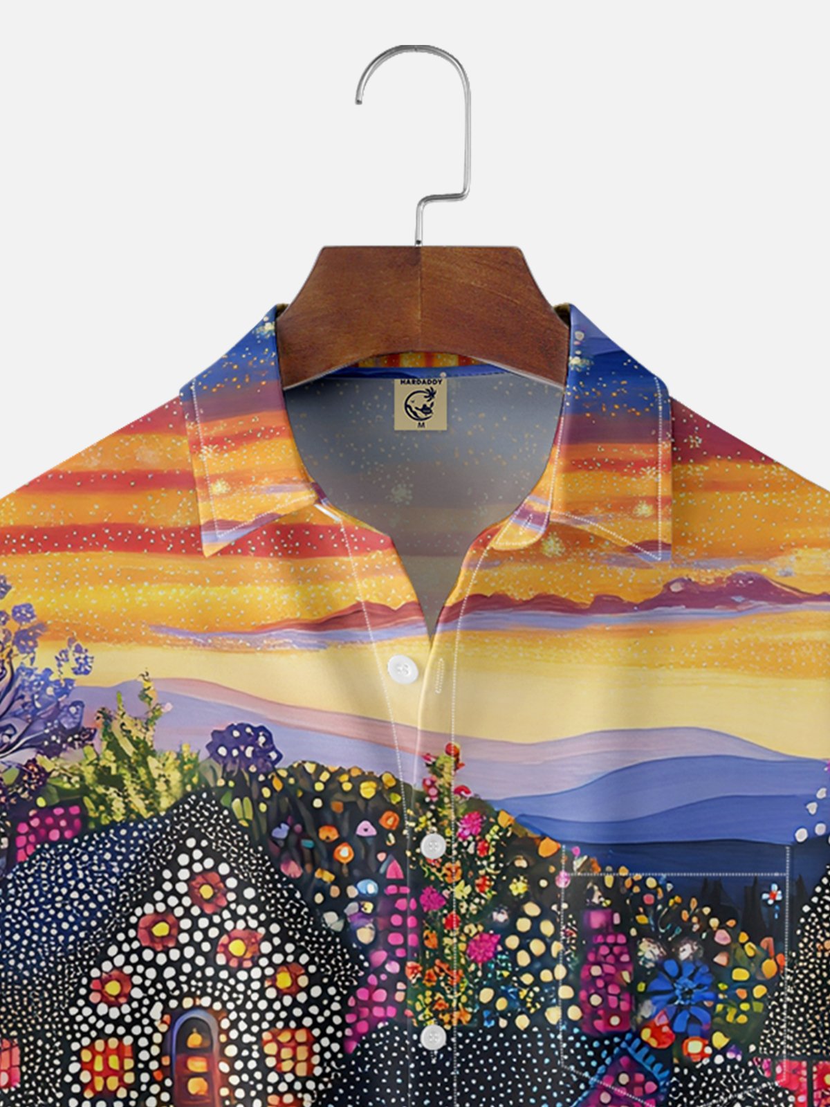 Hardaddy X Artist Kathleen Shimmield Moisture-wicking Landscape Forest Chest Pocket Hawaiian Shirt