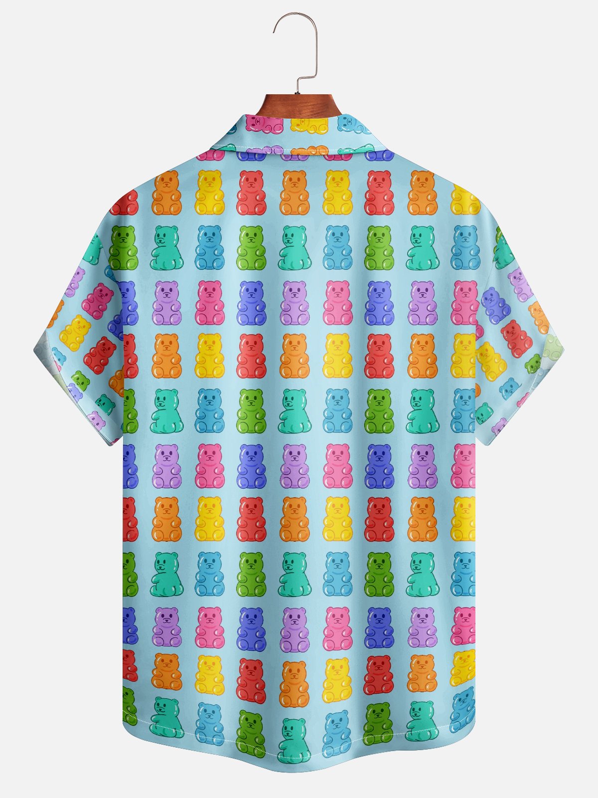 Hardaddy X Artist Coffee Man Moisture-wicking Cartoon Bear Aloha Shirt