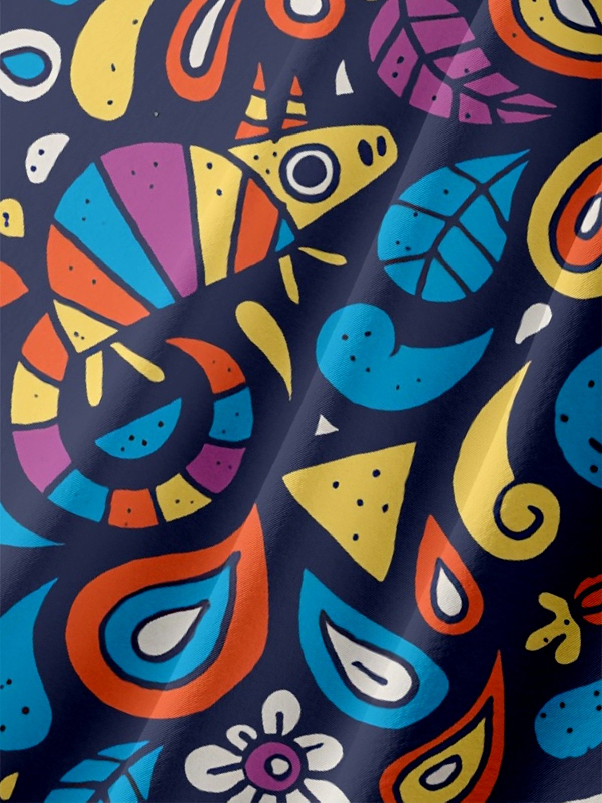 Hardaddy X Artist Walmazan Moisture-wicking Cat Chest Pocket Hawaiian Shirt