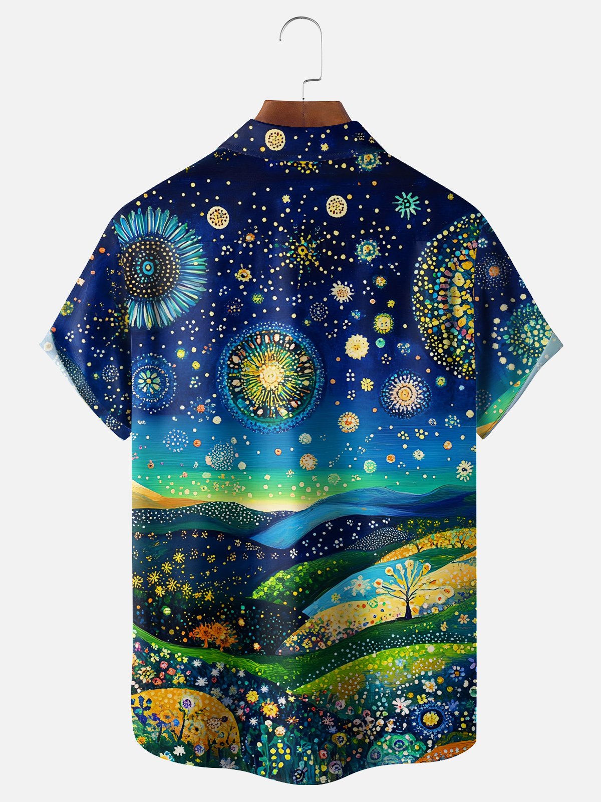 Hardaddy X Artist Kathleen Shimmield Moisture-wicking Landscape Chest Pocket Hawaiian Shirt