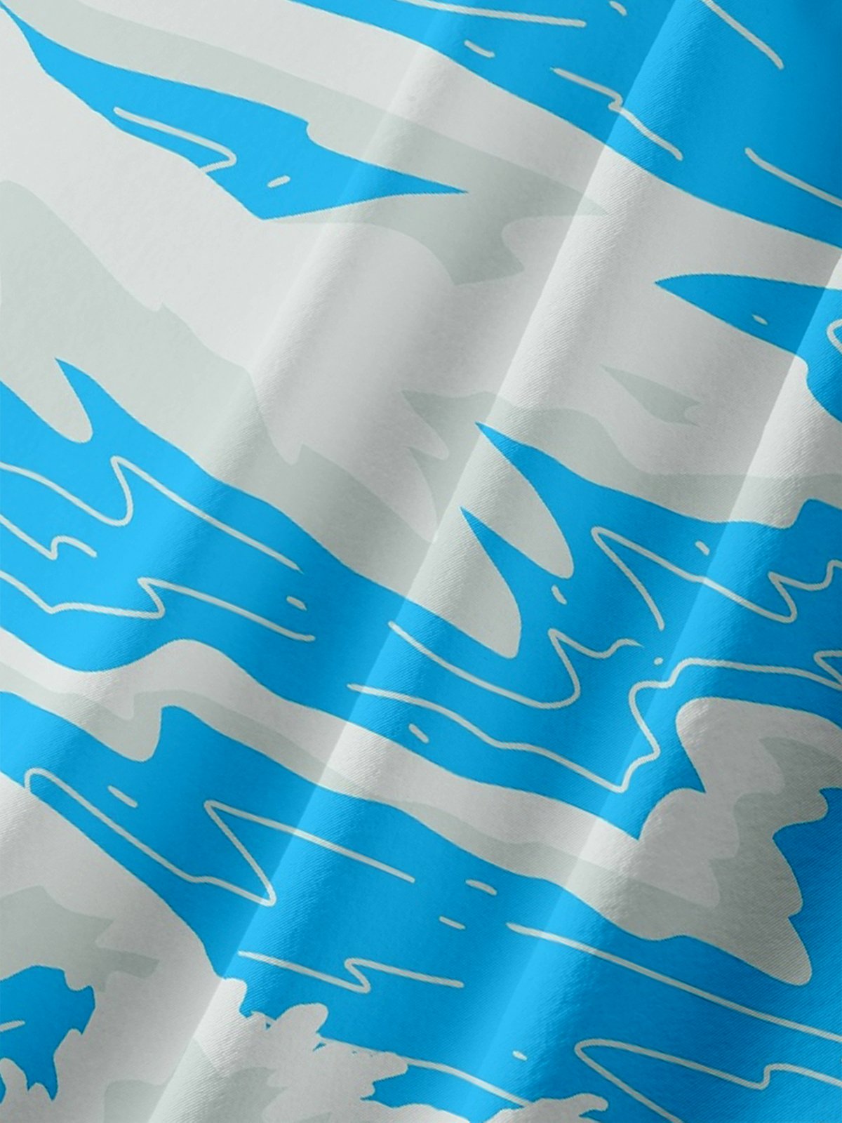 Hardaddy X Artist Stephen Wade Moisture-wicking Wave Chest Pocket Hawaiian Shirt