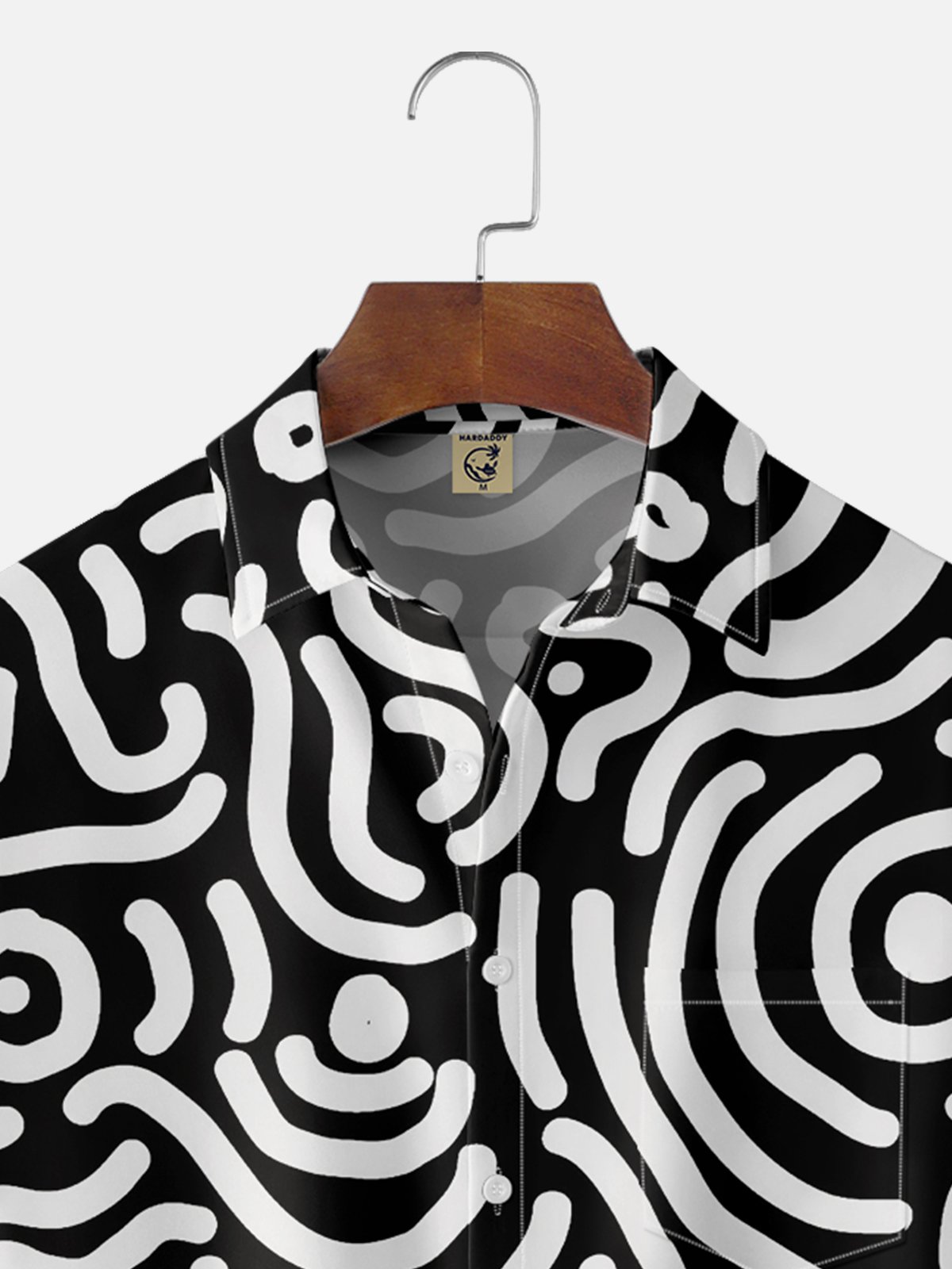 Hardaddy X Artist Ana Cristina Ruiz Leon Geomatric Chest Pocket Hawaiian Shirt