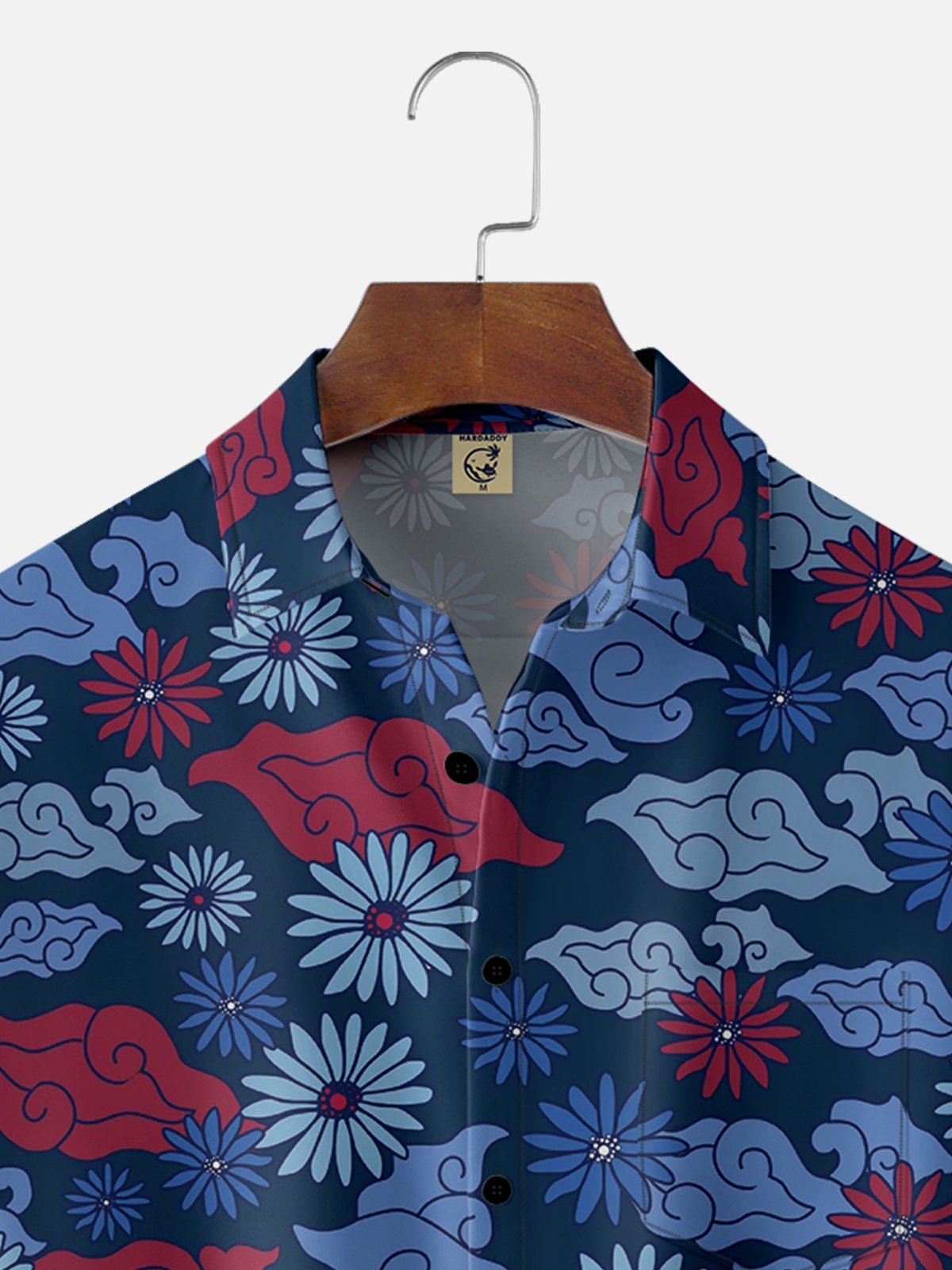 Hardaddy X Artist Ana Cristina Ruiz Leon Daisy Floral Chest Pocket Hawaiian Shirt