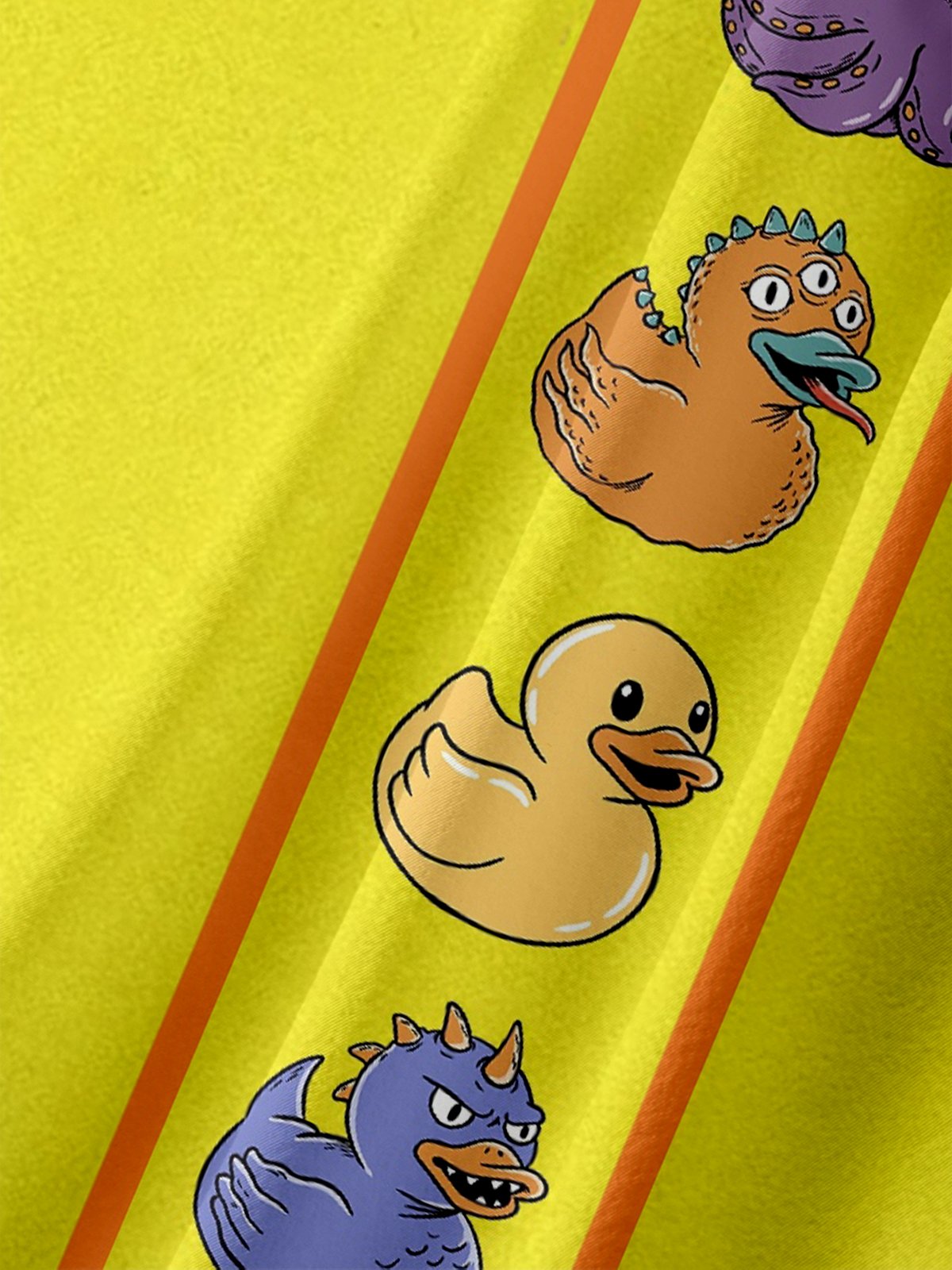 Hardaddy X Coffee Man Moisture Wicking Funny Duck Chest Pocket Bowling Shirt