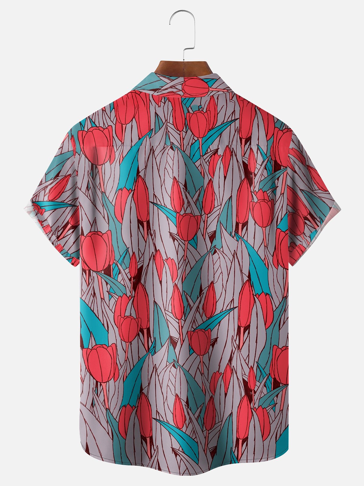 Hardaddy X Artist Stephen Wade Moisture-wicking Floral Chest Pocket Hawaiian Shirt