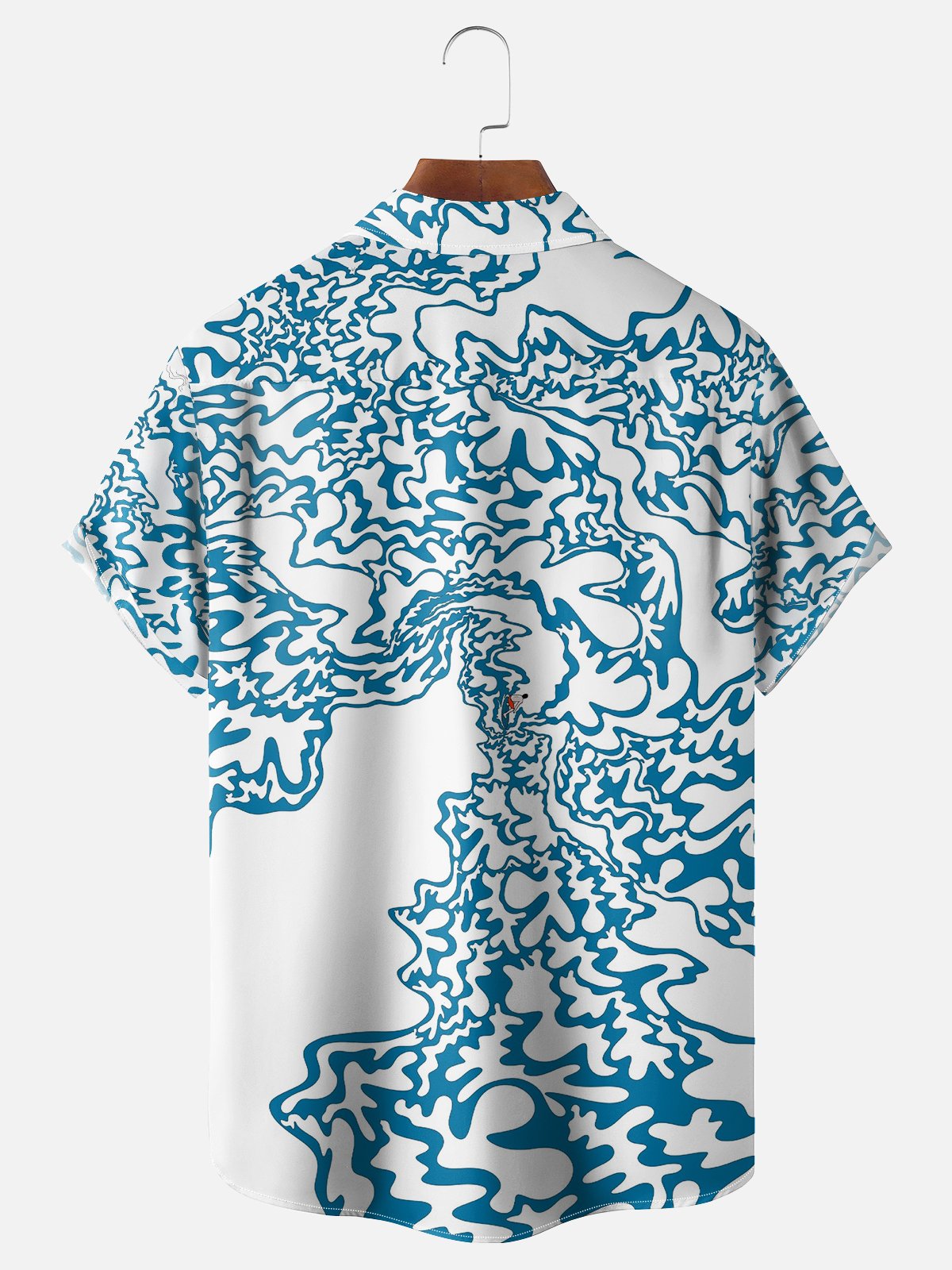 Hardaddy X Artist Stephen Wade Moisture-wicking Surfing Chest Pocket Hawaiian Shirt