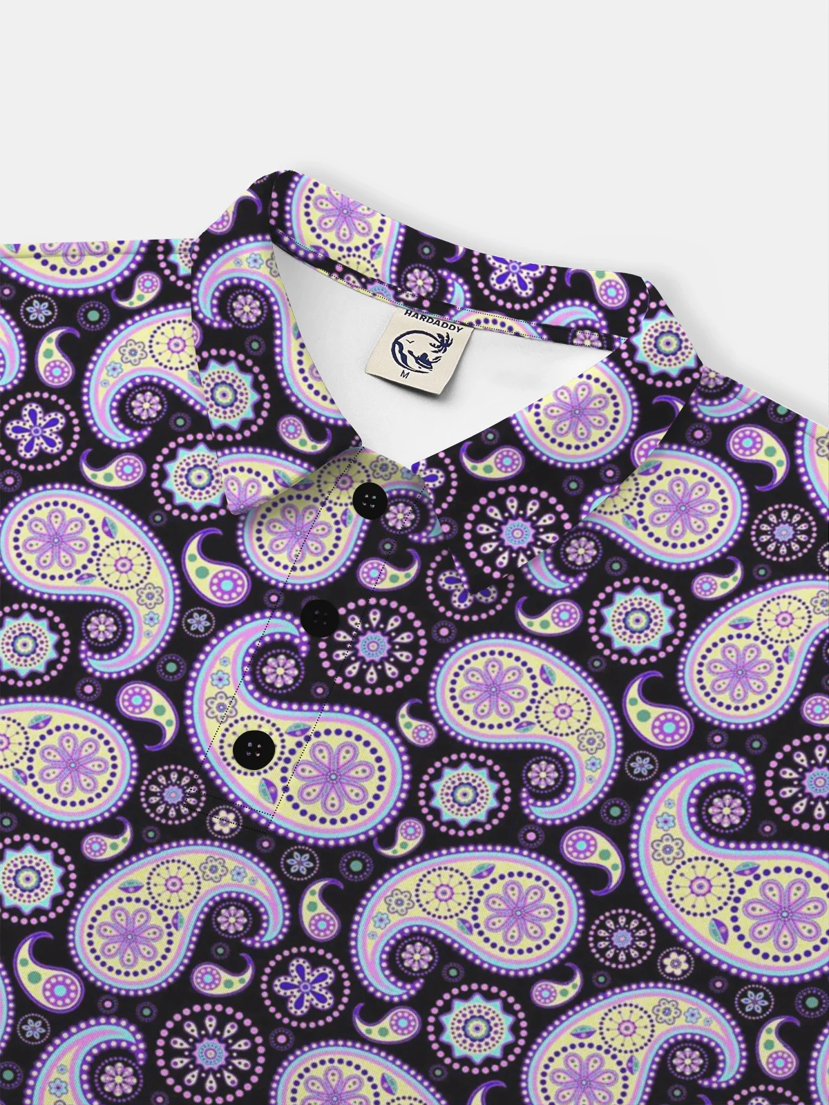 Moisture Wicking Paisley Short Sleeve Golf Polo