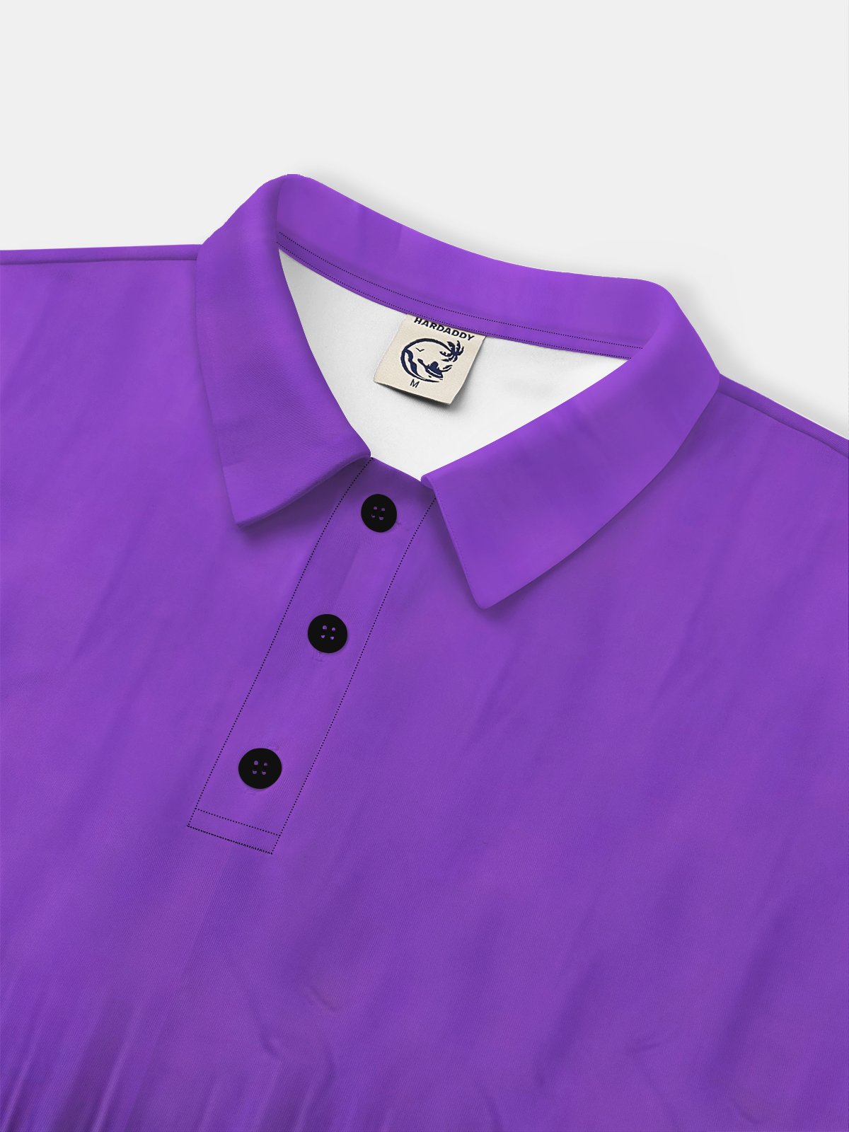 Moisture Wicking Gradient Color Abstract Stripes Short Sleeve Golf Polo