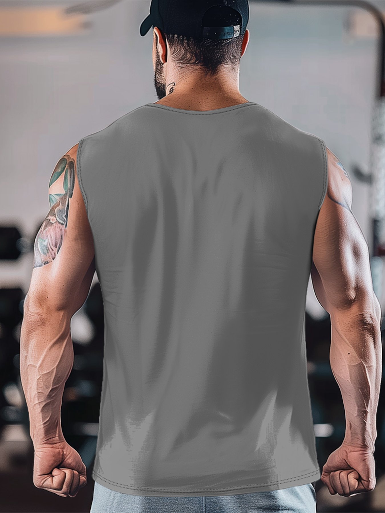 Hardaddy X Artist Coffee Man Mens Crewneck Tank Tops Black Cats Silently Judging Beach Sleeveless Shirt