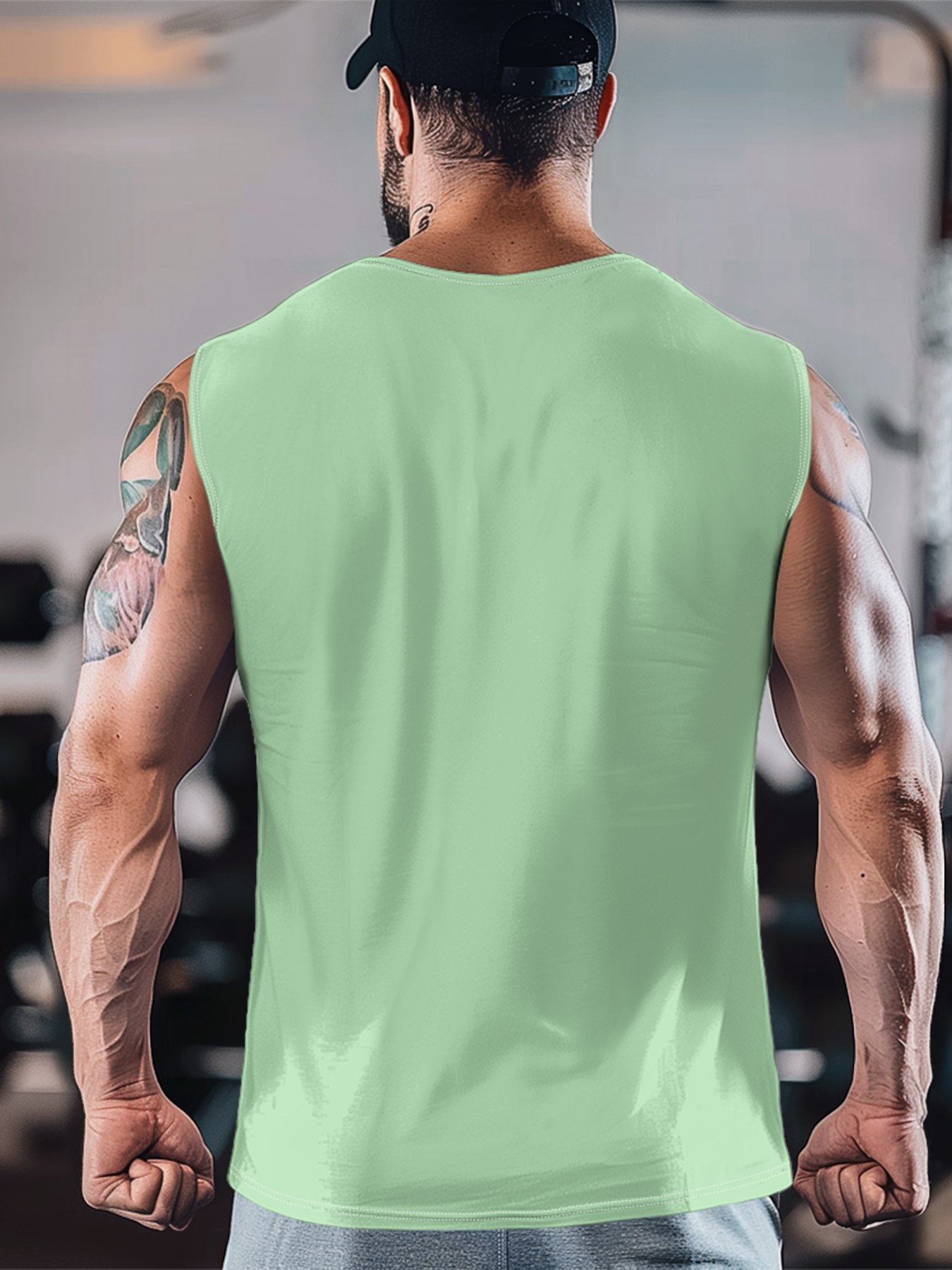 Hardaddy X Artist Muhammad Ilyas Saputro Mens Crewneck Tank Tops Japan Gundam Sleeveless T-Shirt