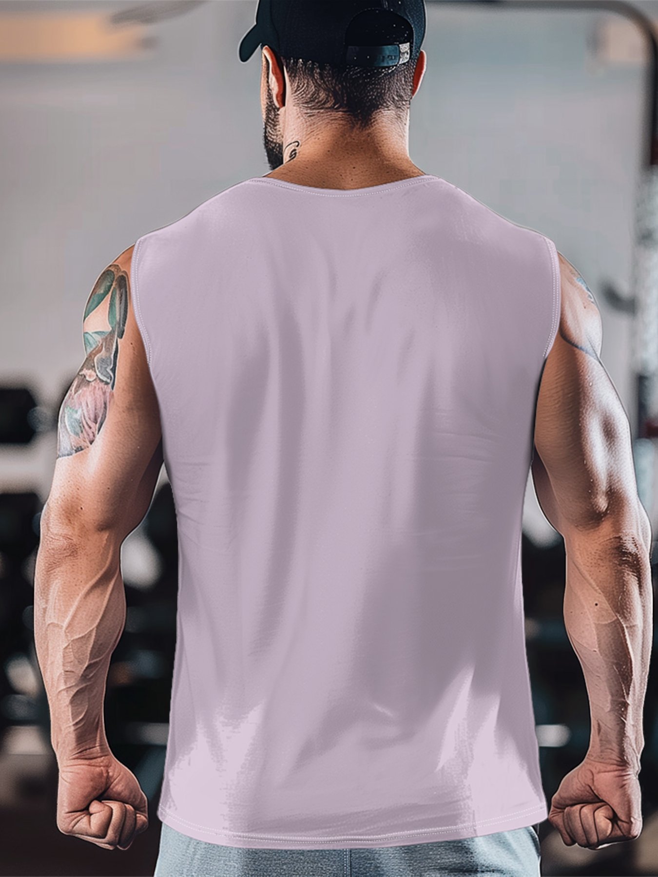 Hardaddy X Artist Muhammad Ilyas Saputro Mens Crewneck Tank Tops Japanese Two-dimensional Cartoon Sleeveless T-Shirt