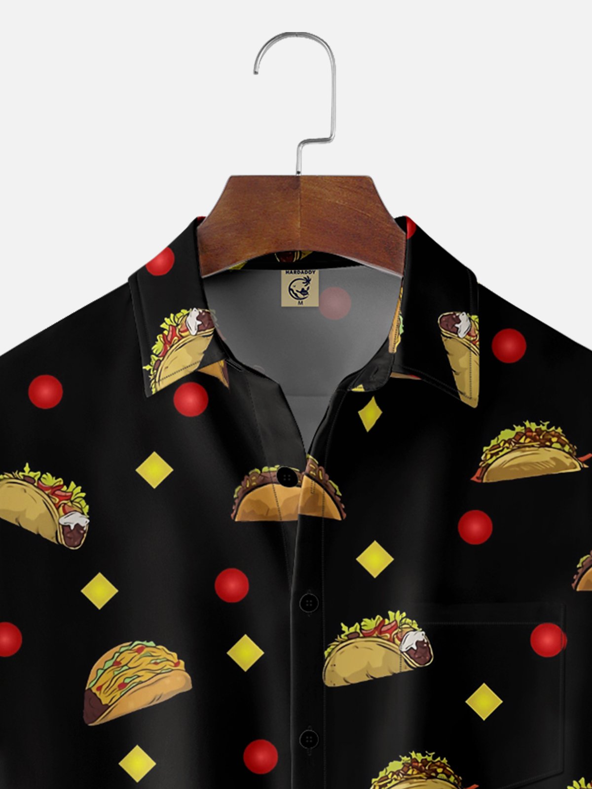 Moisture Wicking Taco Chest Pocket Hawaiian Shirt