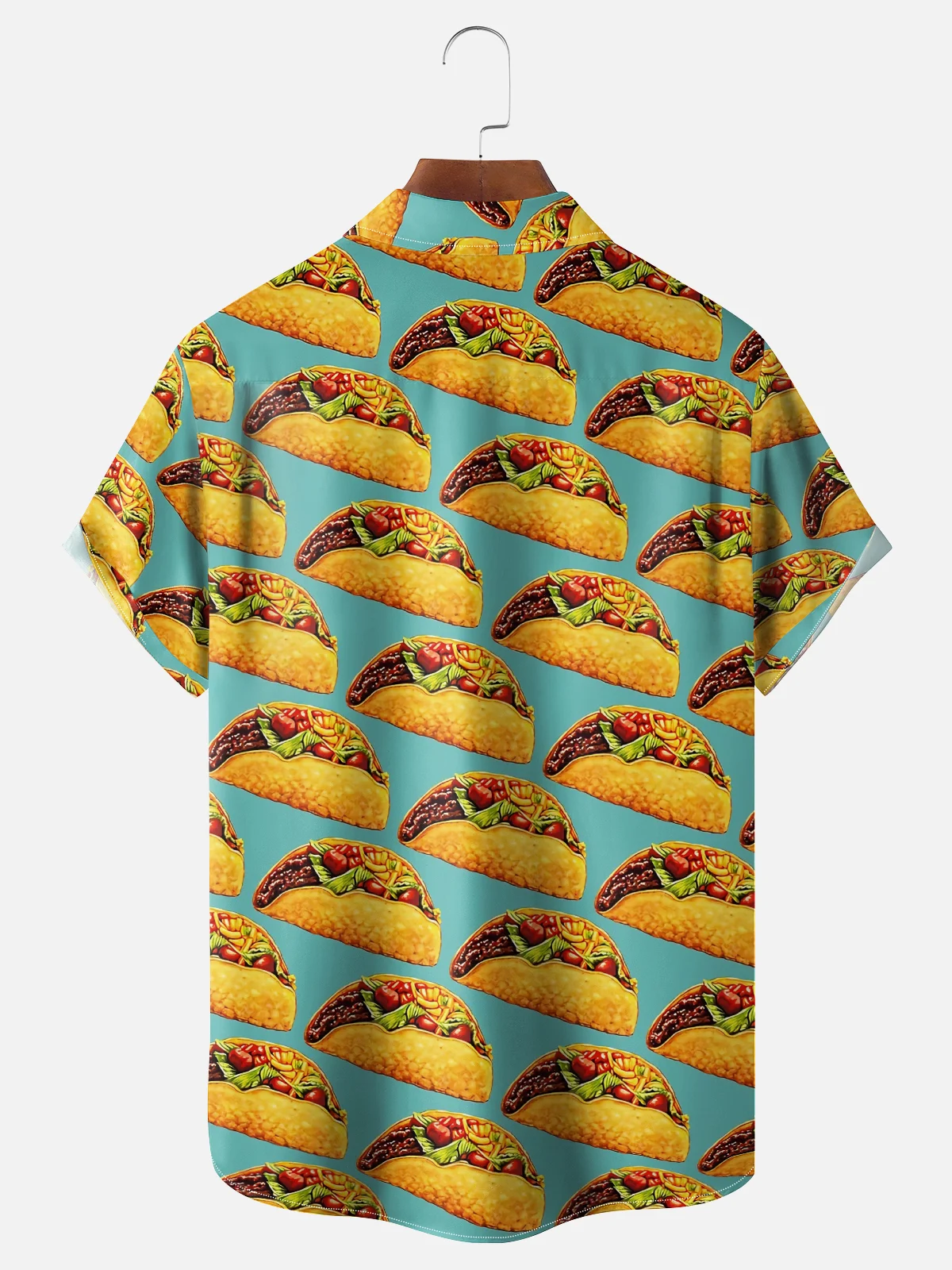 Moisture Wicking Taco Chest Pocket Hawaiian Shirt