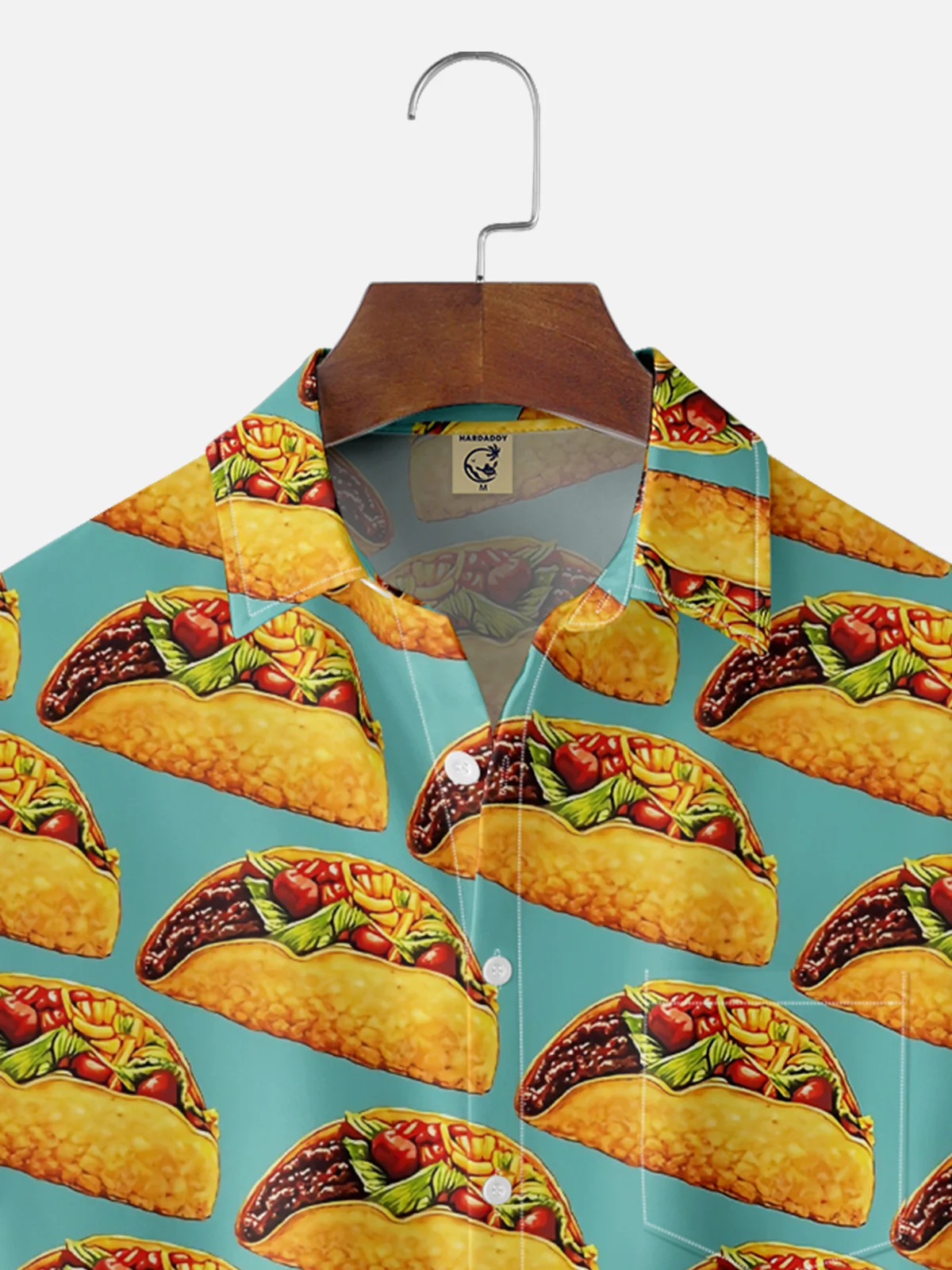 Moisture Wicking Taco Chest Pocket Hawaiian Shirt