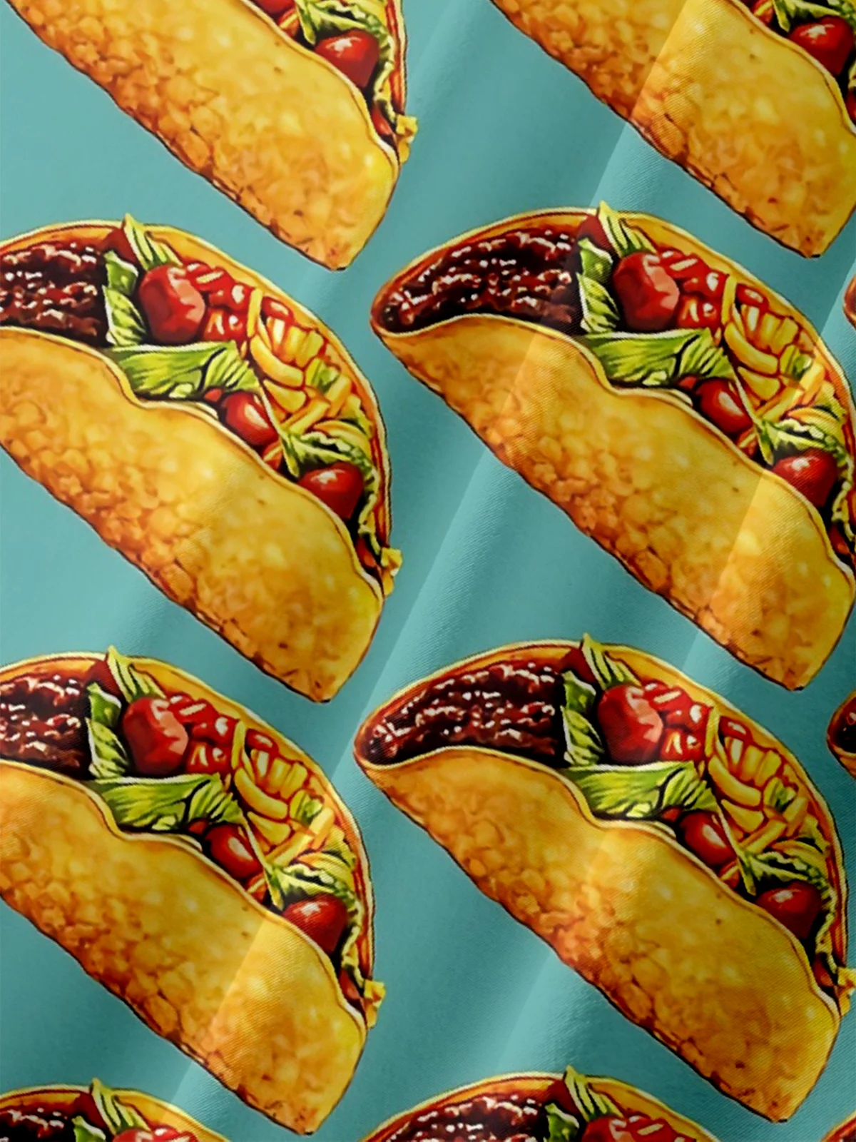 Moisture Wicking Taco Chest Pocket Hawaiian Shirt