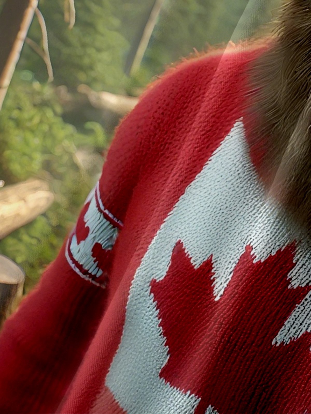 Moisture-wicking Bigfoot Canada Day Chest Pocket Casual Shirt
