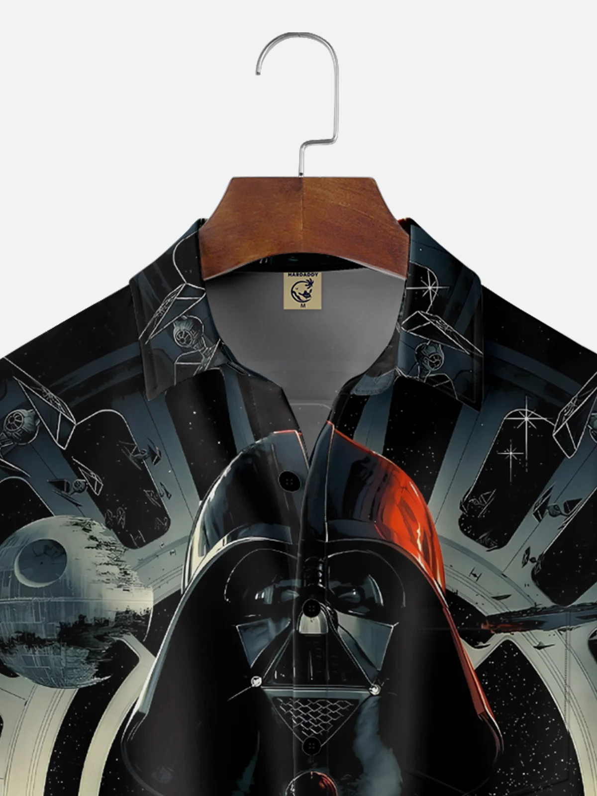 Moisture-wicking Dark Star Art Wars Chest Pocket Casual Shirt