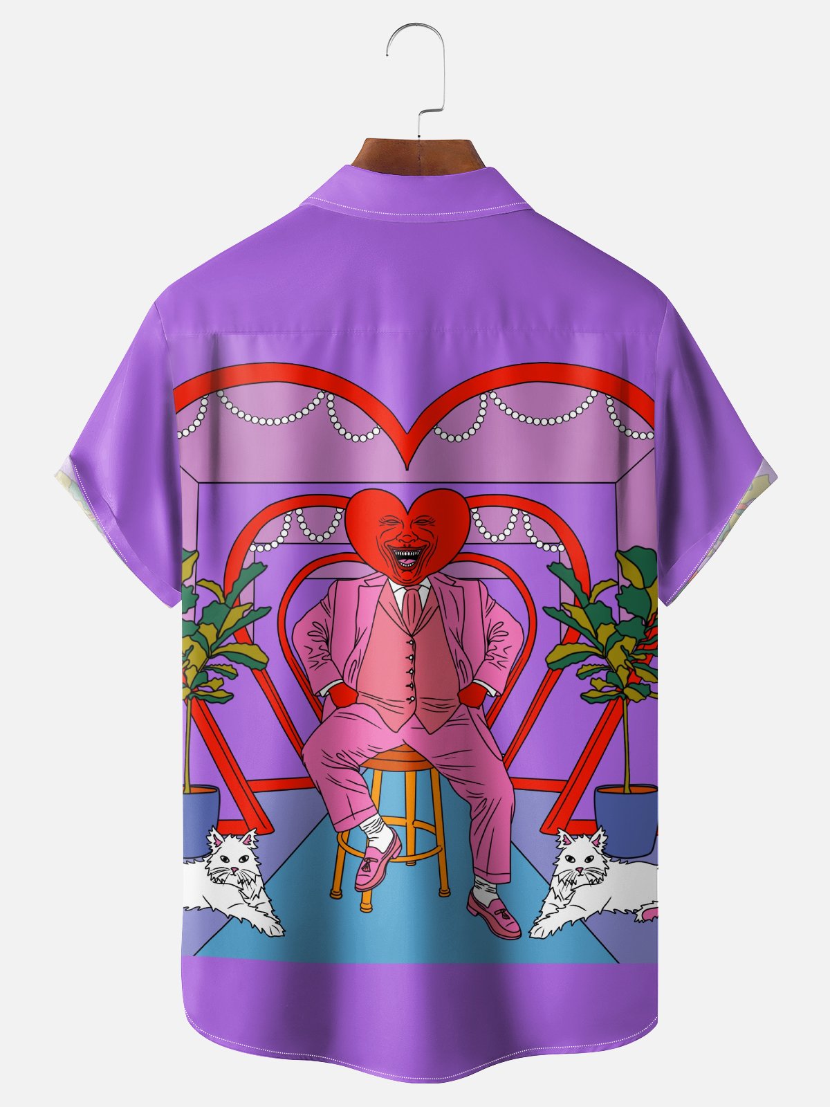 Hardaddy X Artist Janet Johnson Moisture Wicking Abstract Art Chest Pocket Hawaiian Shirt