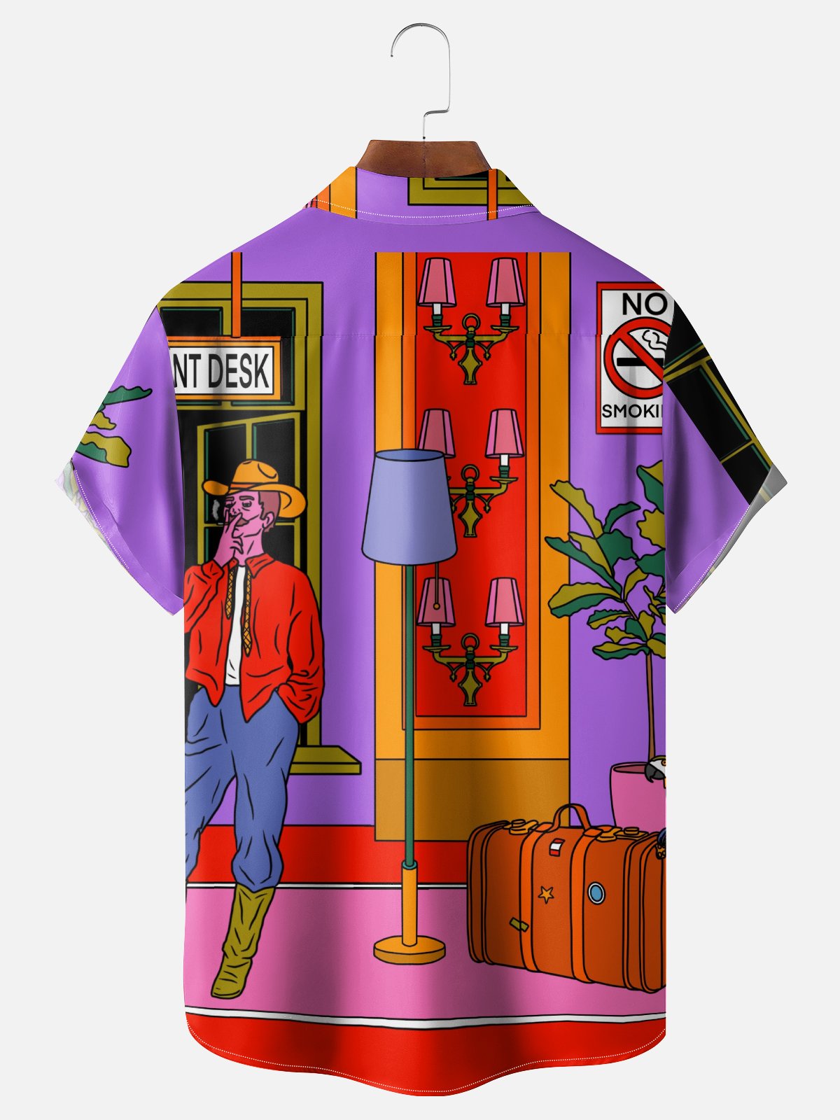 Hardaddy X Artist Janet Johnson Moisture Wicking Abstract Art Chest Pocket Hawaiian Shirt
