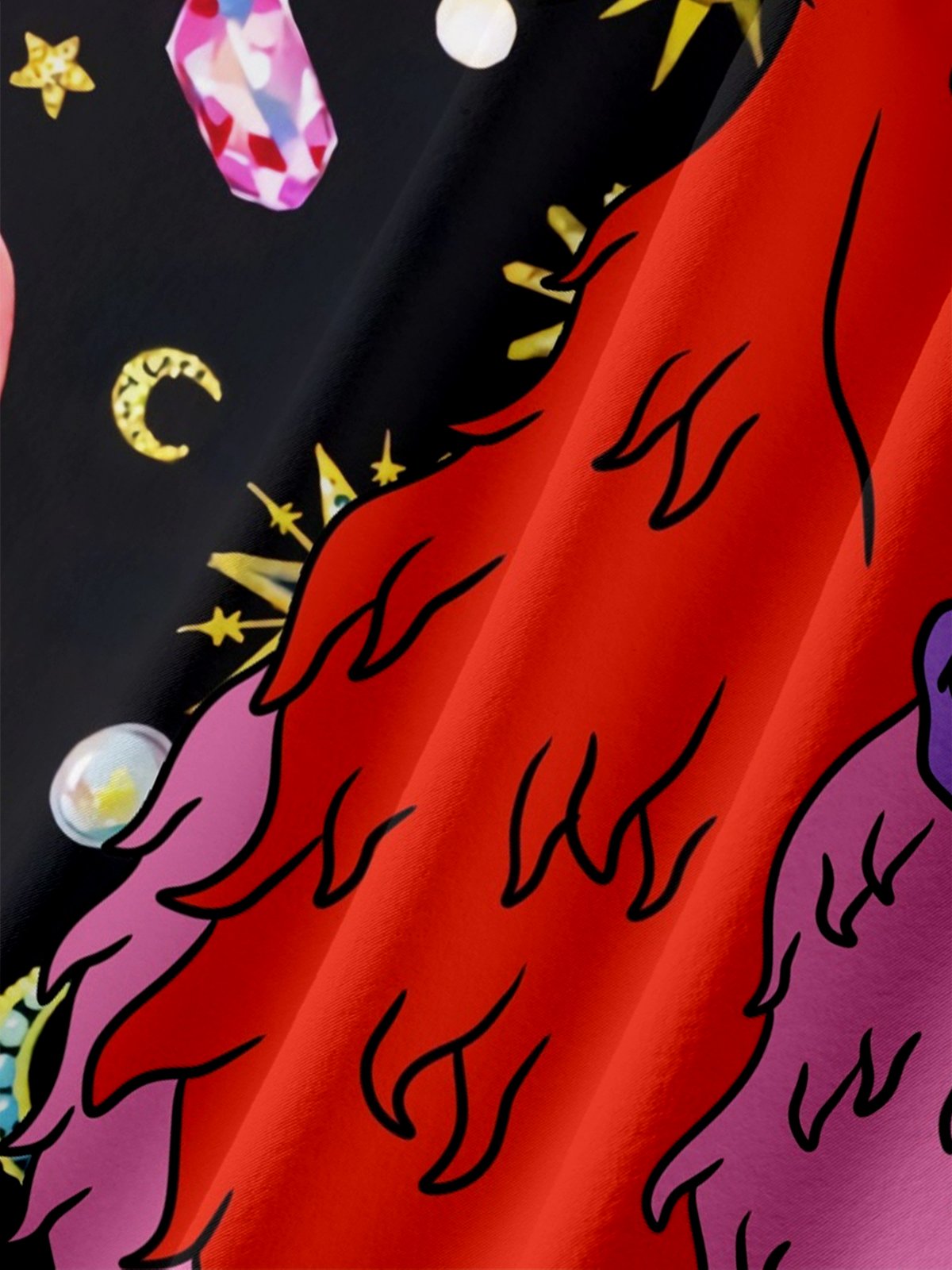 Hardaddy X Artist Janet Johnson Moisture-wicking Bison Chest Pocket Hawaiian Shirt