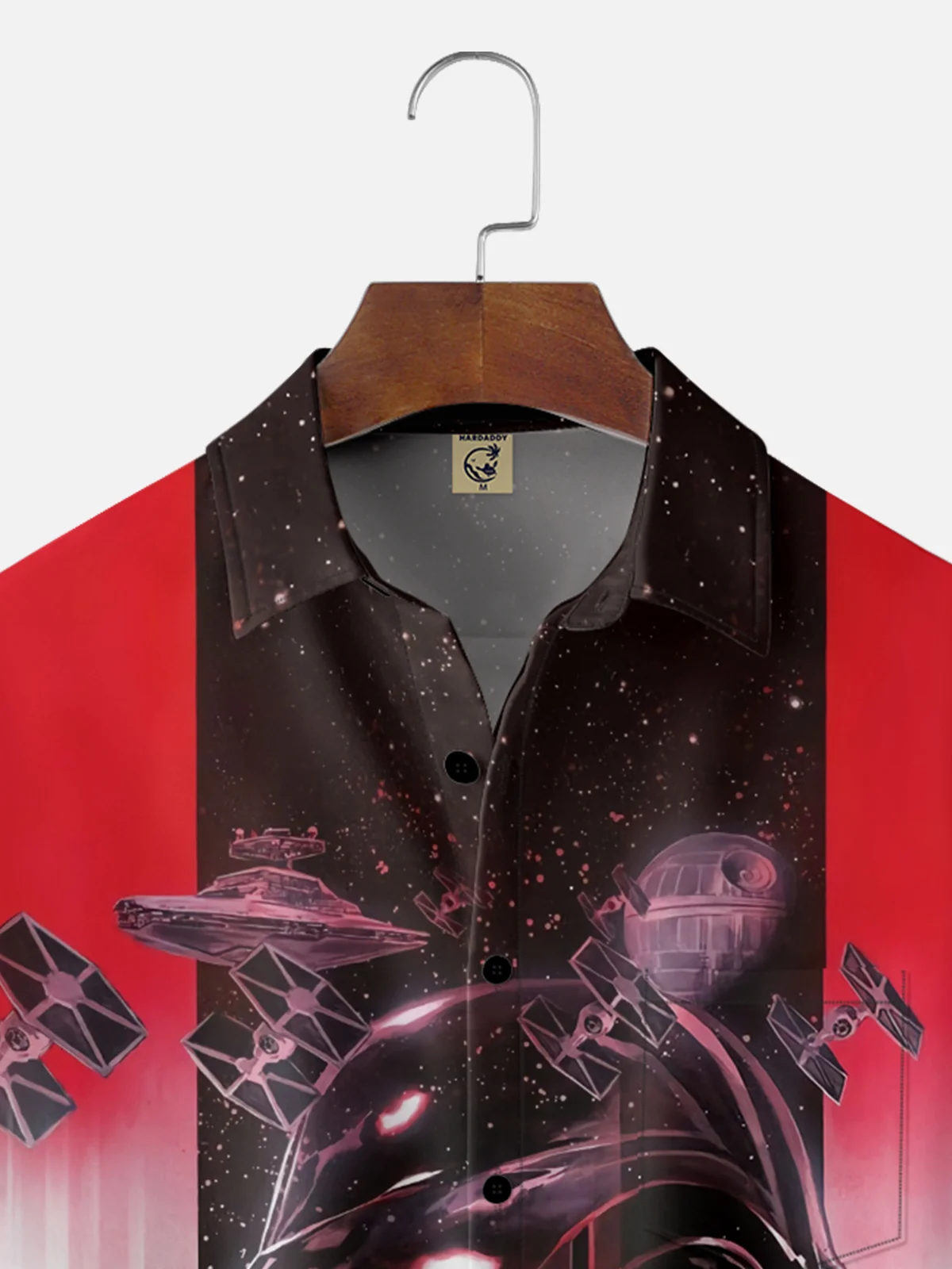 Moisture Wicking Star Chest Pocket Hawaiian Shirt