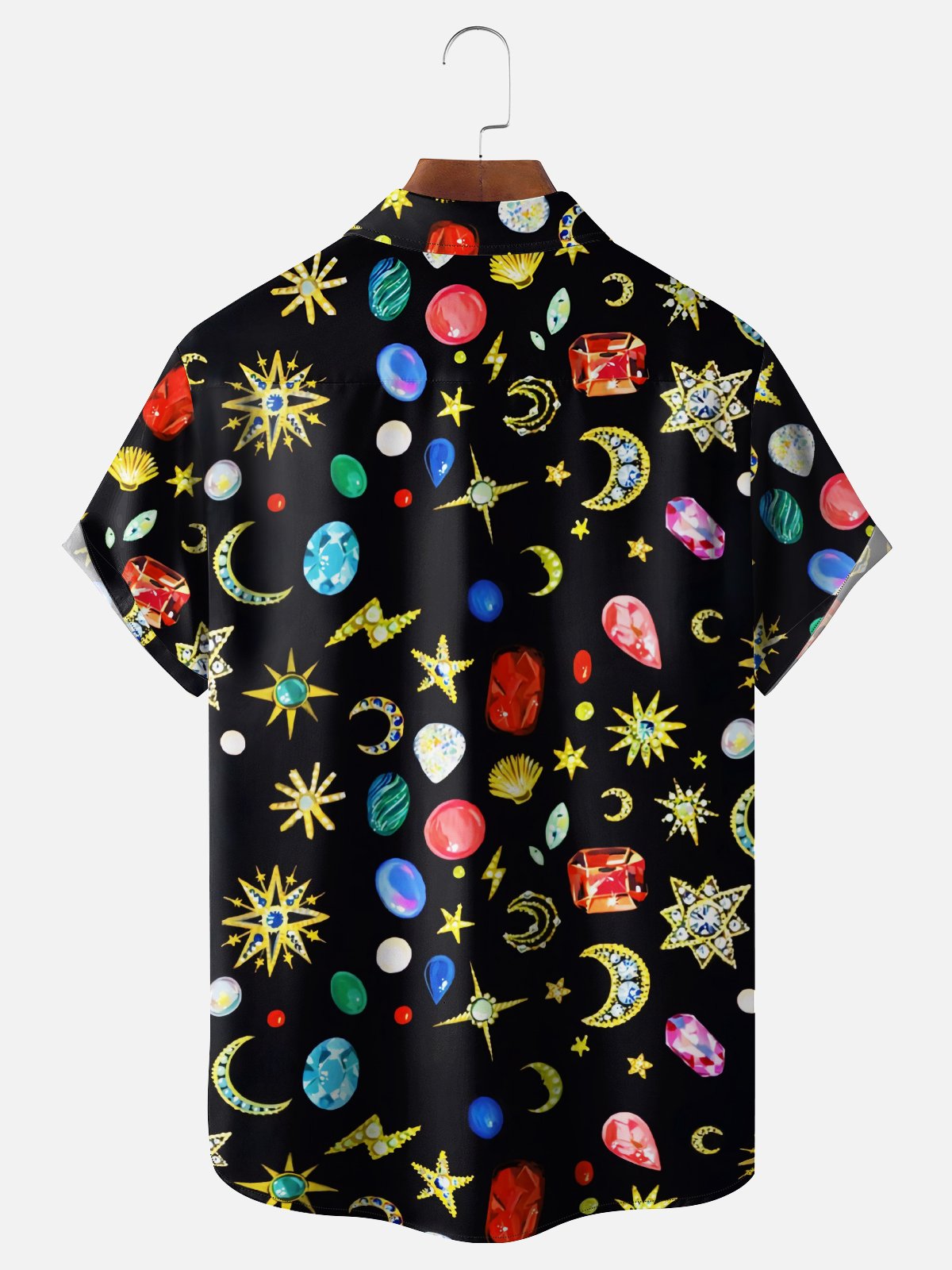 Hardaddy X Artist Janet Johnson Moisture-wicking Bison Chest Pocket Hawaiian Shirt