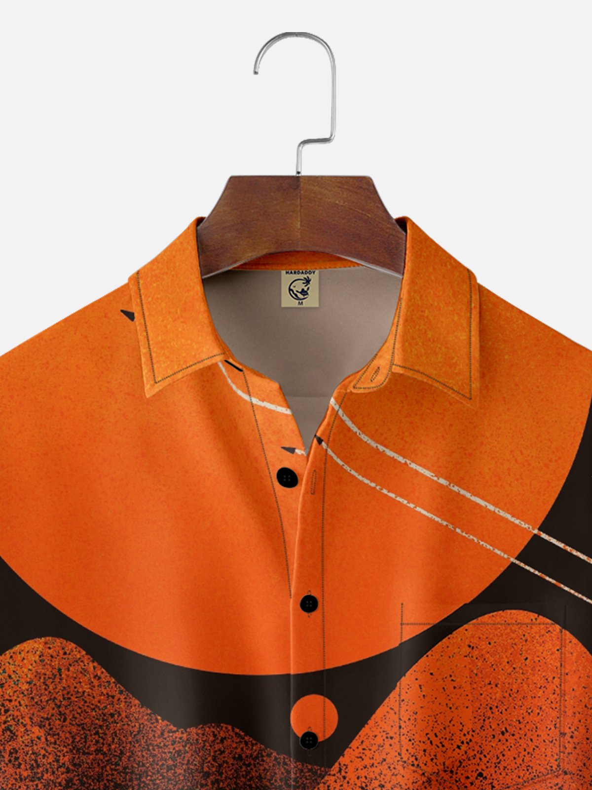 Hardaddy x Stephen Wade Moisture Wicking Abstract Art Geometric Chest Pocket Hawaiian Shirt
