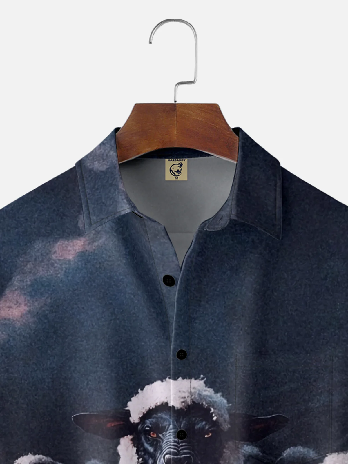 Moisture Wicking Wolf in Sheep's Clothing Chest Pocket Hawaiian Shirt
