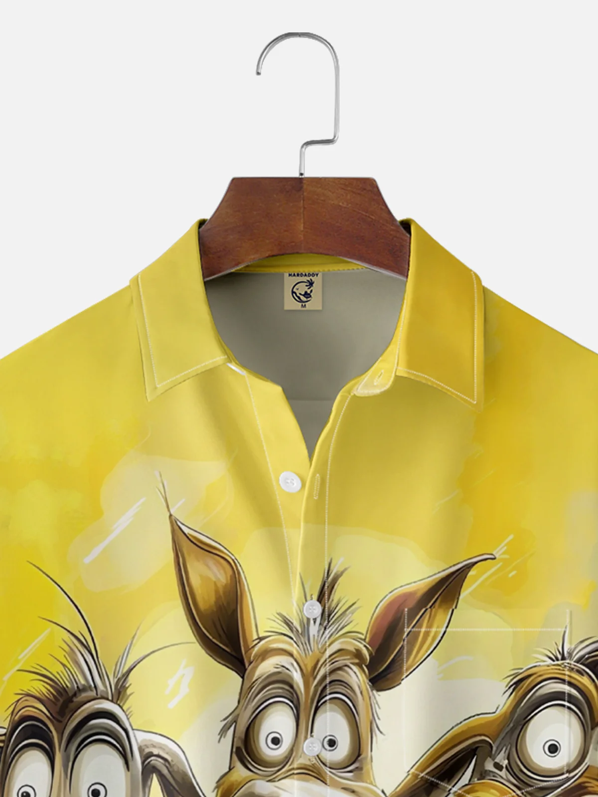 Moisture Wicking Funny Donkey Chest Pocket Hawaiian Shirt