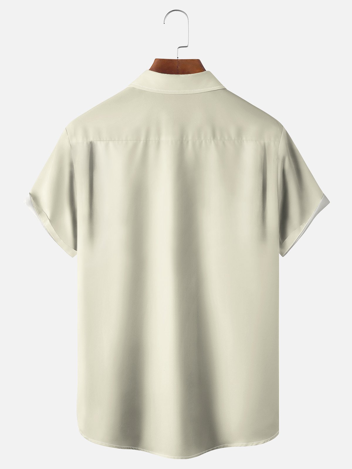 Hardaddy x Stephen Wade Moisture Wicking Coconut Tree Landscape Text Letters Chest Pocket Hawaiian Shirt