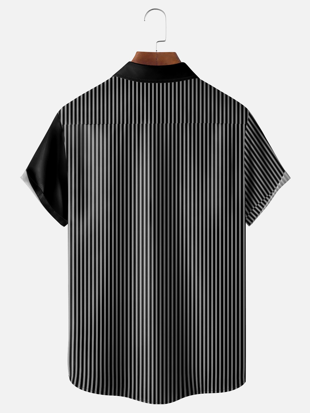 Hardaddy x Stephen Wade Moisture Wicking Mountains Landscape Geometric Chest Pocket Hawaiian Shirt
